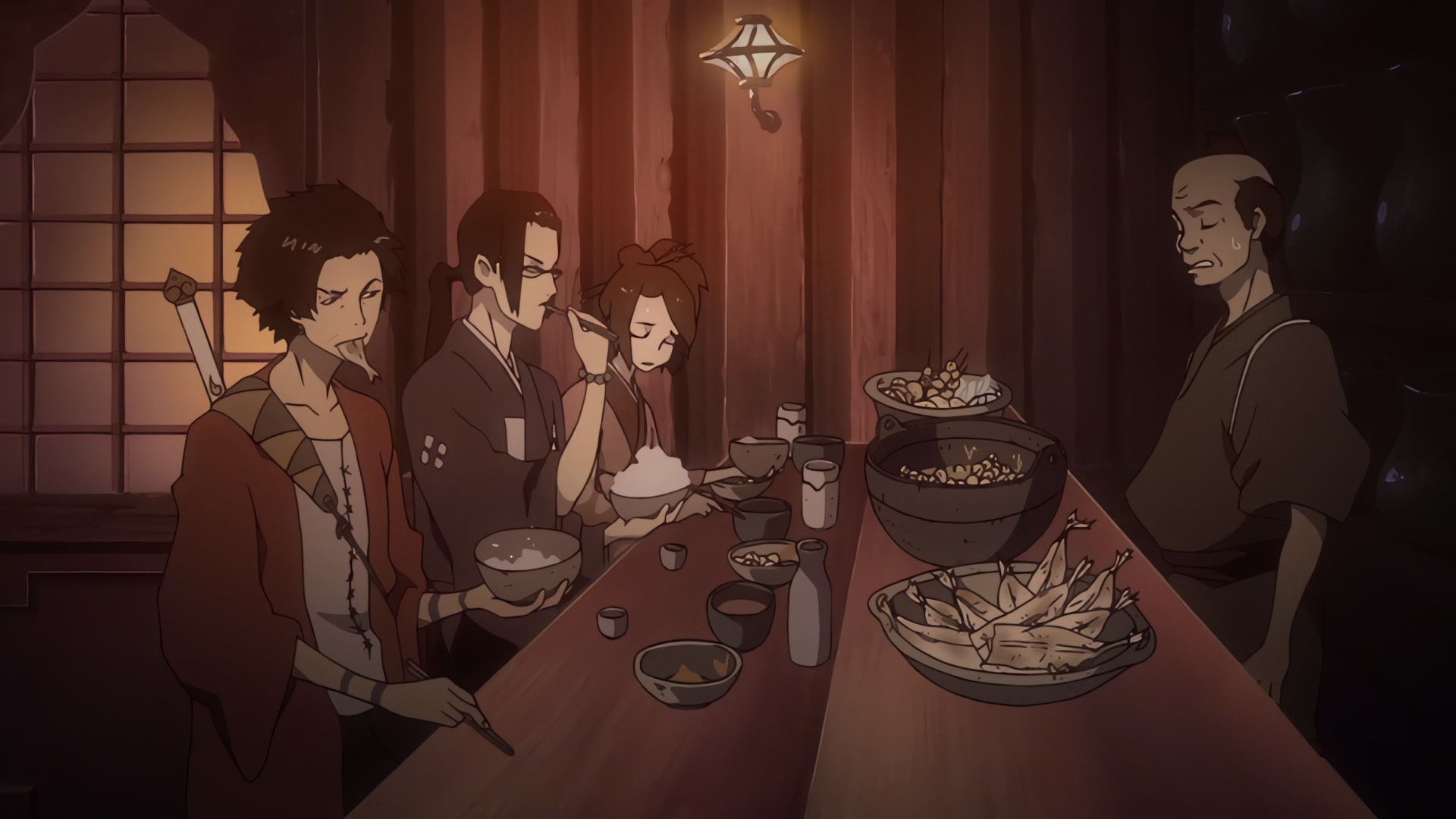 Samurai Champloo Ep 20: Elegy of Entrapment (Verse 1) @ 00:03:53