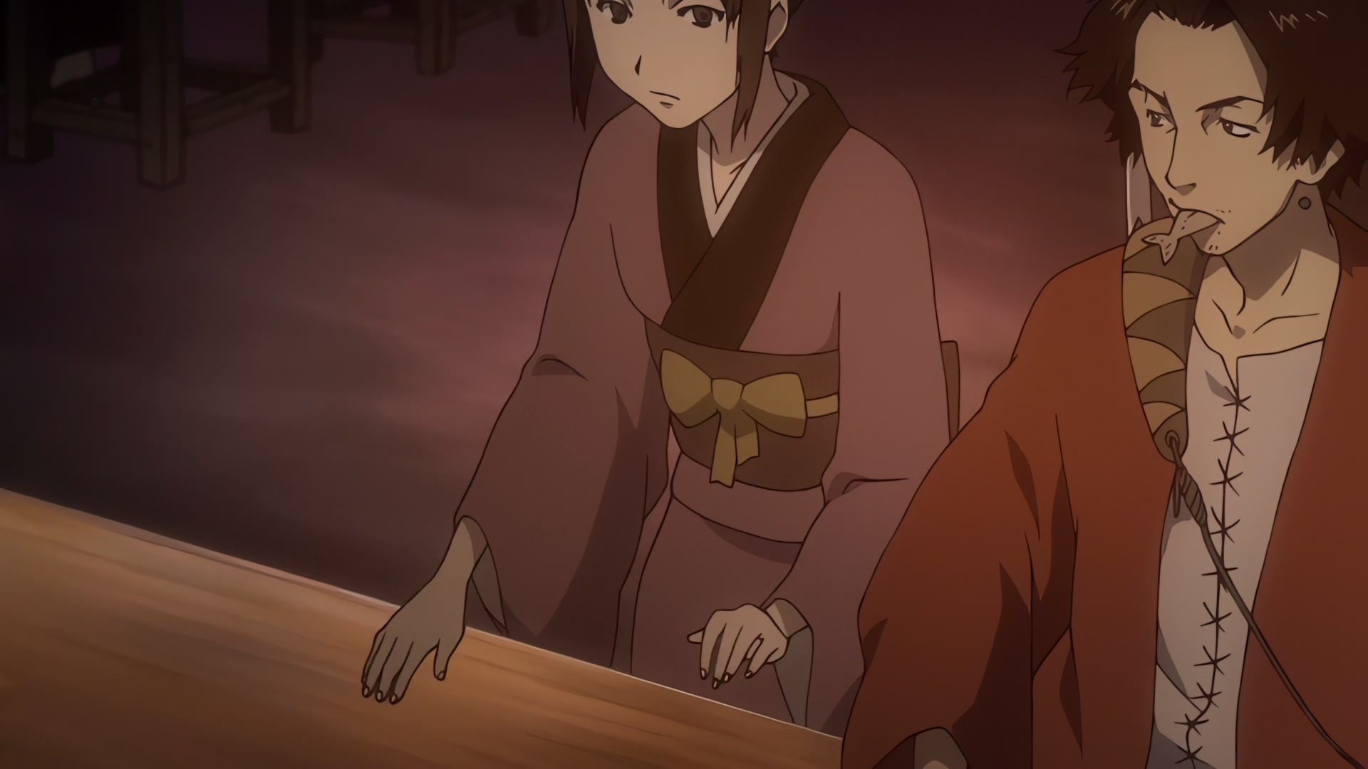 Samurai Champloo Ep 20: Elegy of Entrapment (Verse 1) @ 00:03:56