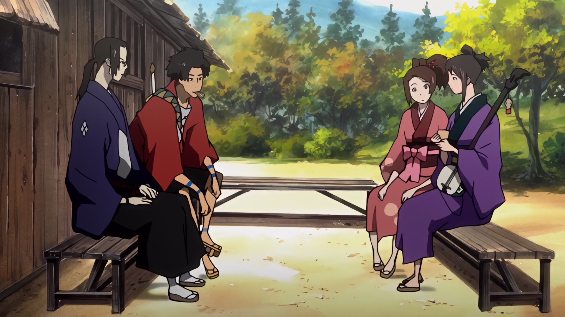 Samurai Champloo Ep 20: Elegy of Entrapment (Verse 1) @ 00:09:07