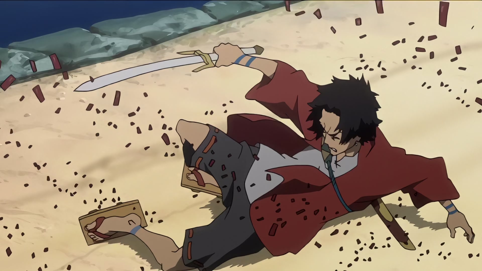 Samurai Champloo Ep 25: Evanescent Encounter (Part 2) @ 00:03:53