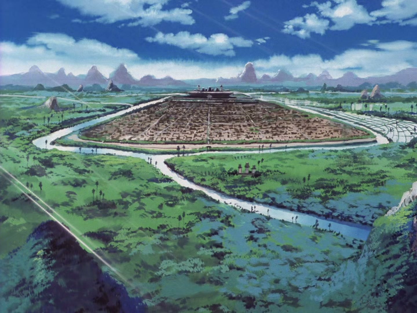 The Vision of Escaflowne Ep 10: The Blue-Eyed Prince @ 00:02:34
