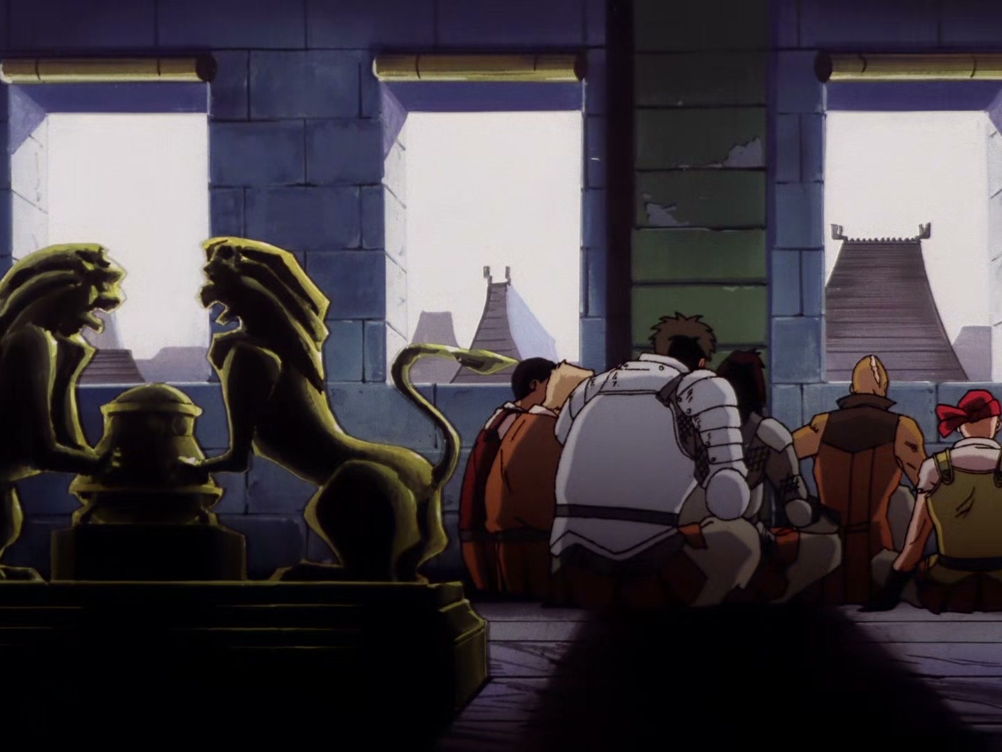 The Vision of Escaflowne Ep 10: The Blue-Eyed Prince @ 00:04:19