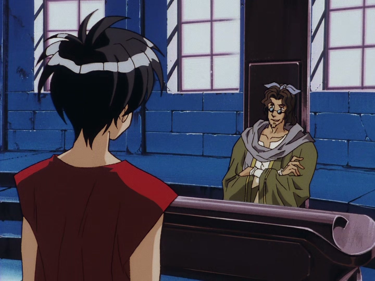 The Vision of Escaflowne Ep 19: Operation Golden Rule of Love @ 00:04:58