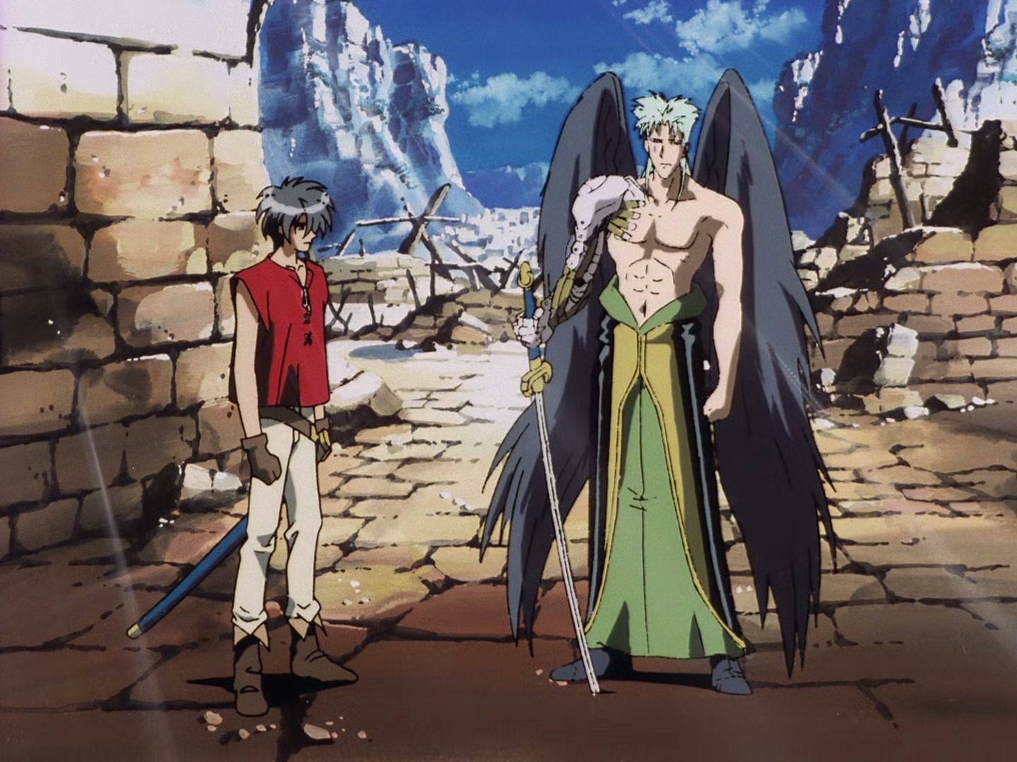 The Vision of Escaflowne Ep 22: The Black-Winged Angel @ 00:21:02