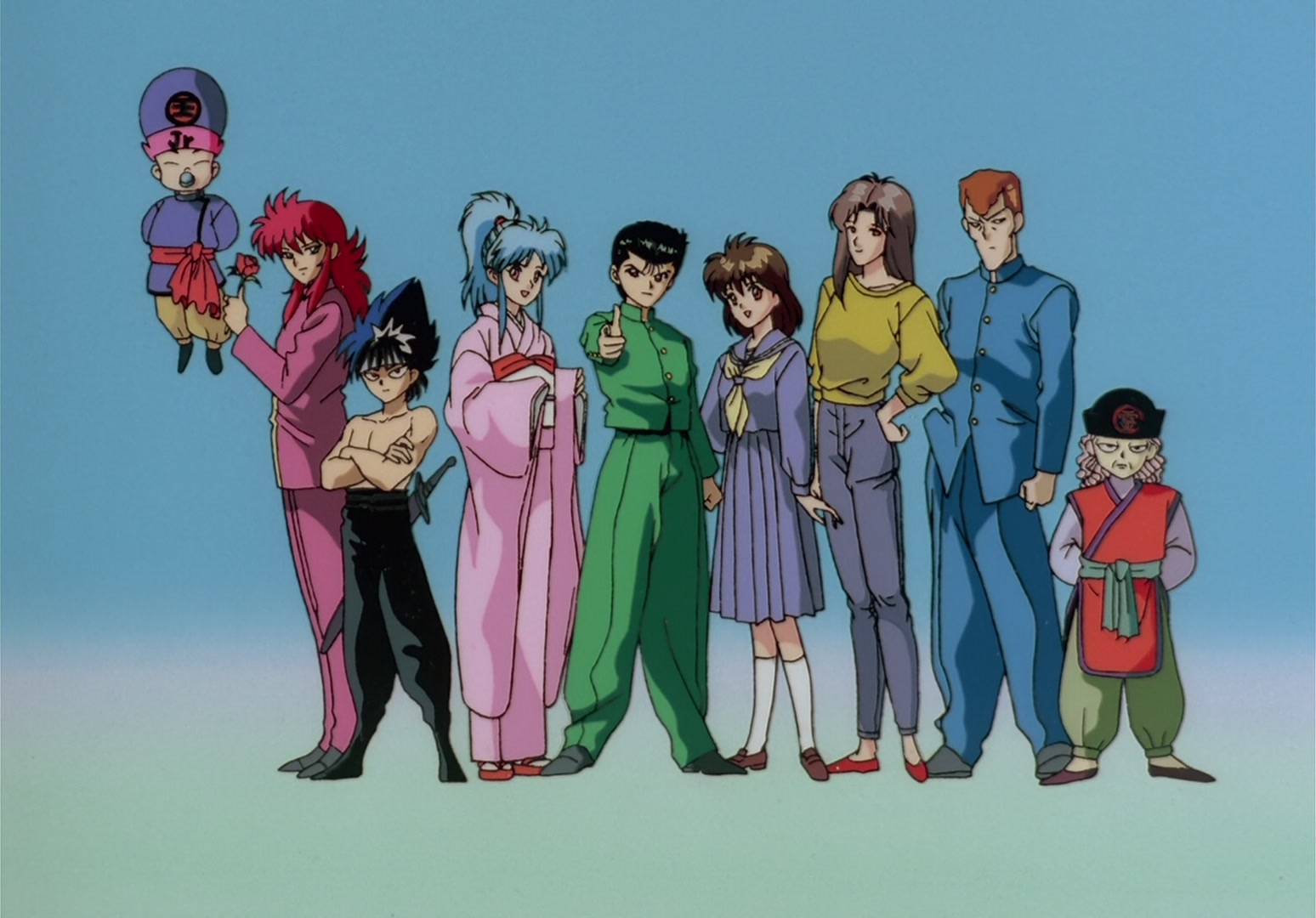 Yu Yu Hakusho Ep 5: Yusuke's Back @ 00:01:26