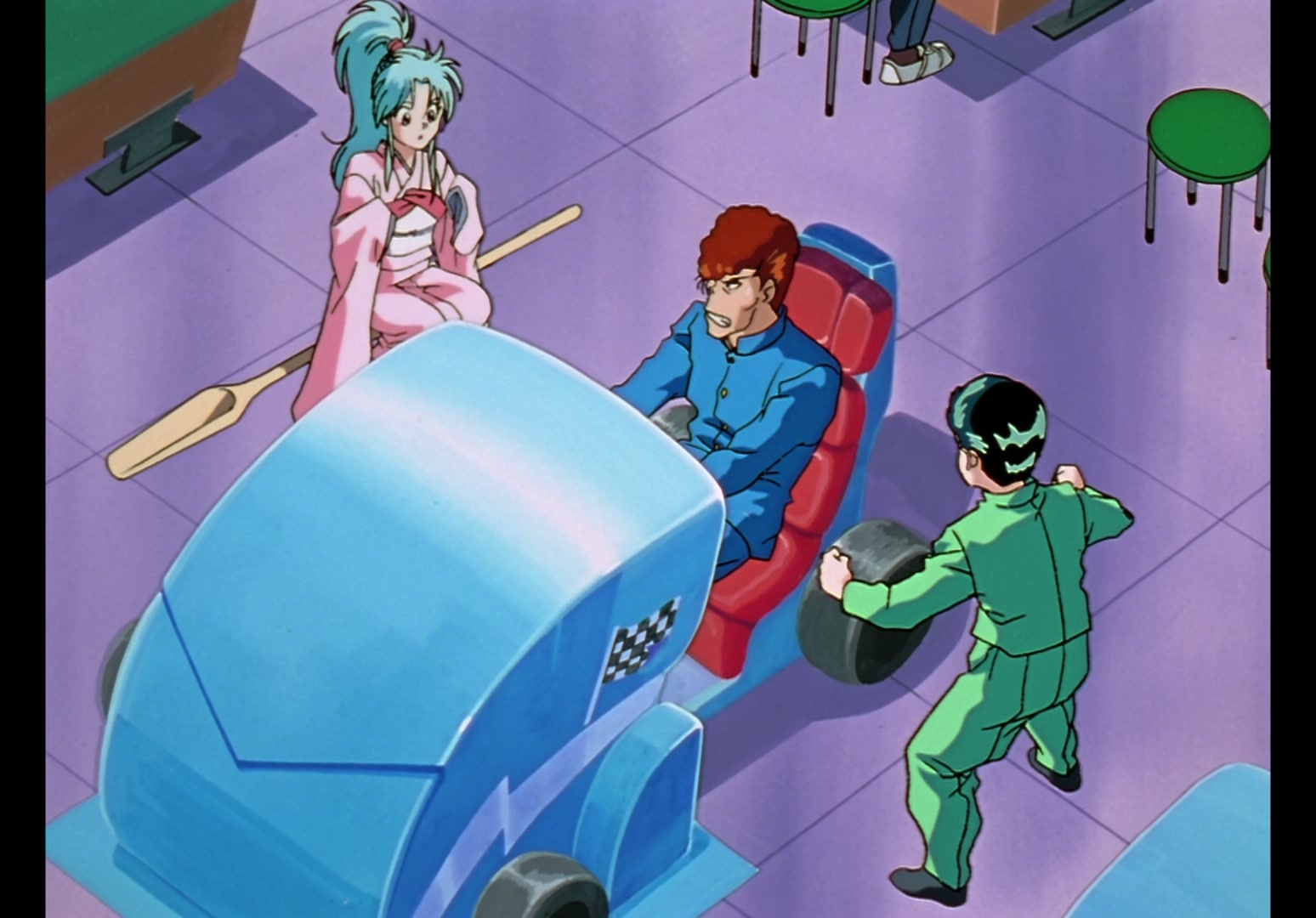 Yu Yu Hakusho Ep 5: Yusuke's Back @ 00:07:38