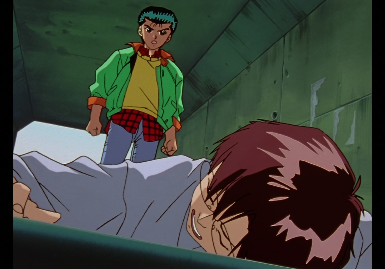 Yu Yu Hakusho Ep 5: Yusuke's Back @ 00:19:23