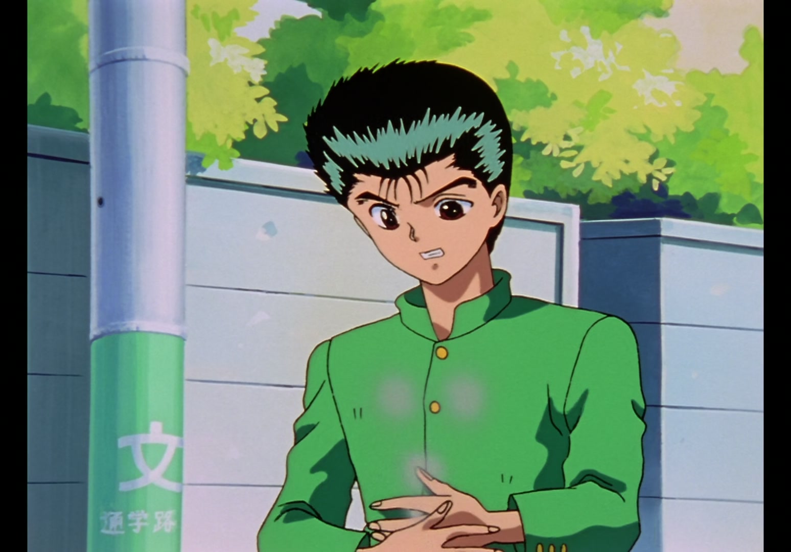 Yu Yu Hakusho Ep 6: Three Monsters @ 00:03:35