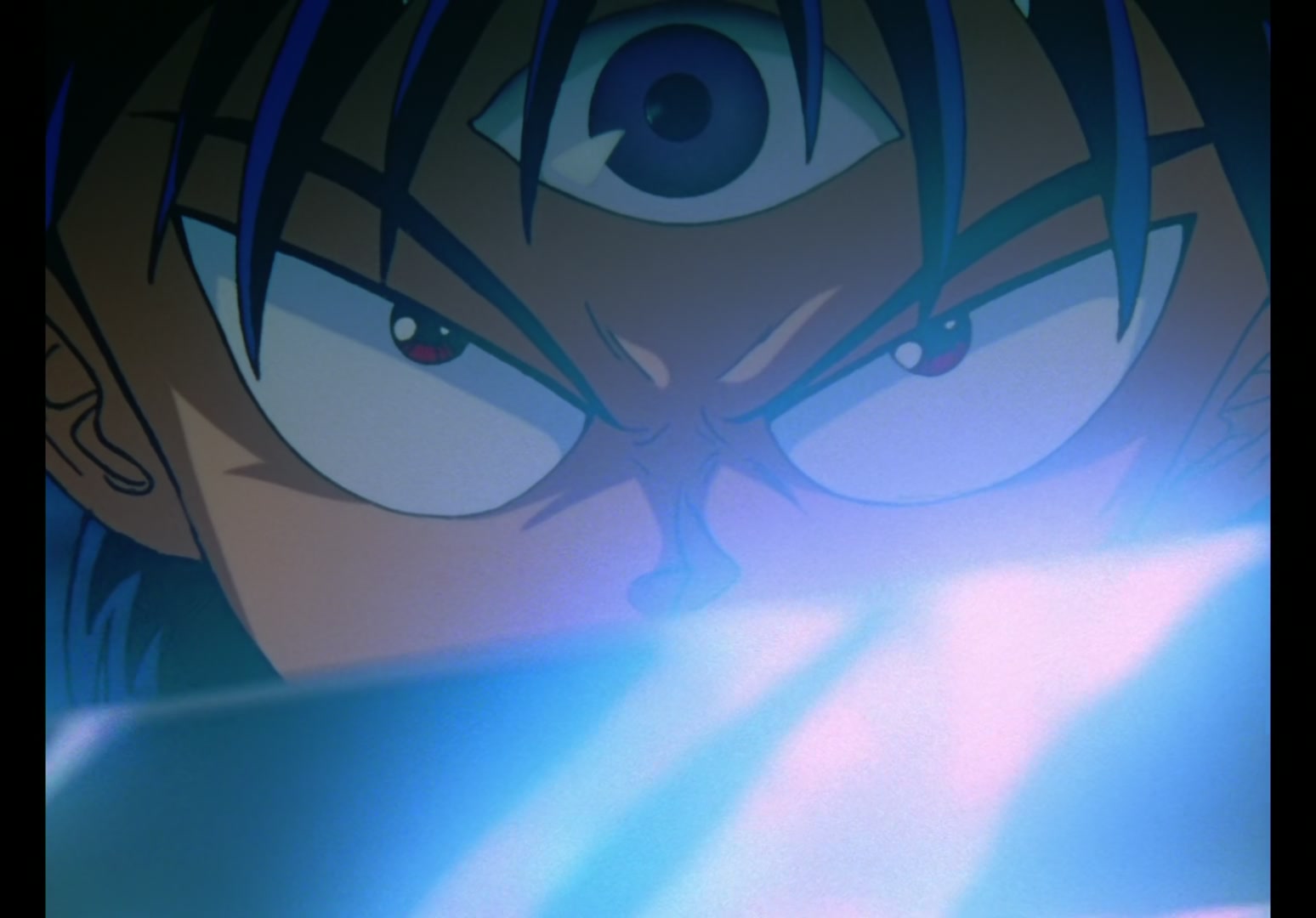 Yu Yu Hakusho Ep 8: The Three Eyes of Hiei @ 00:02:50