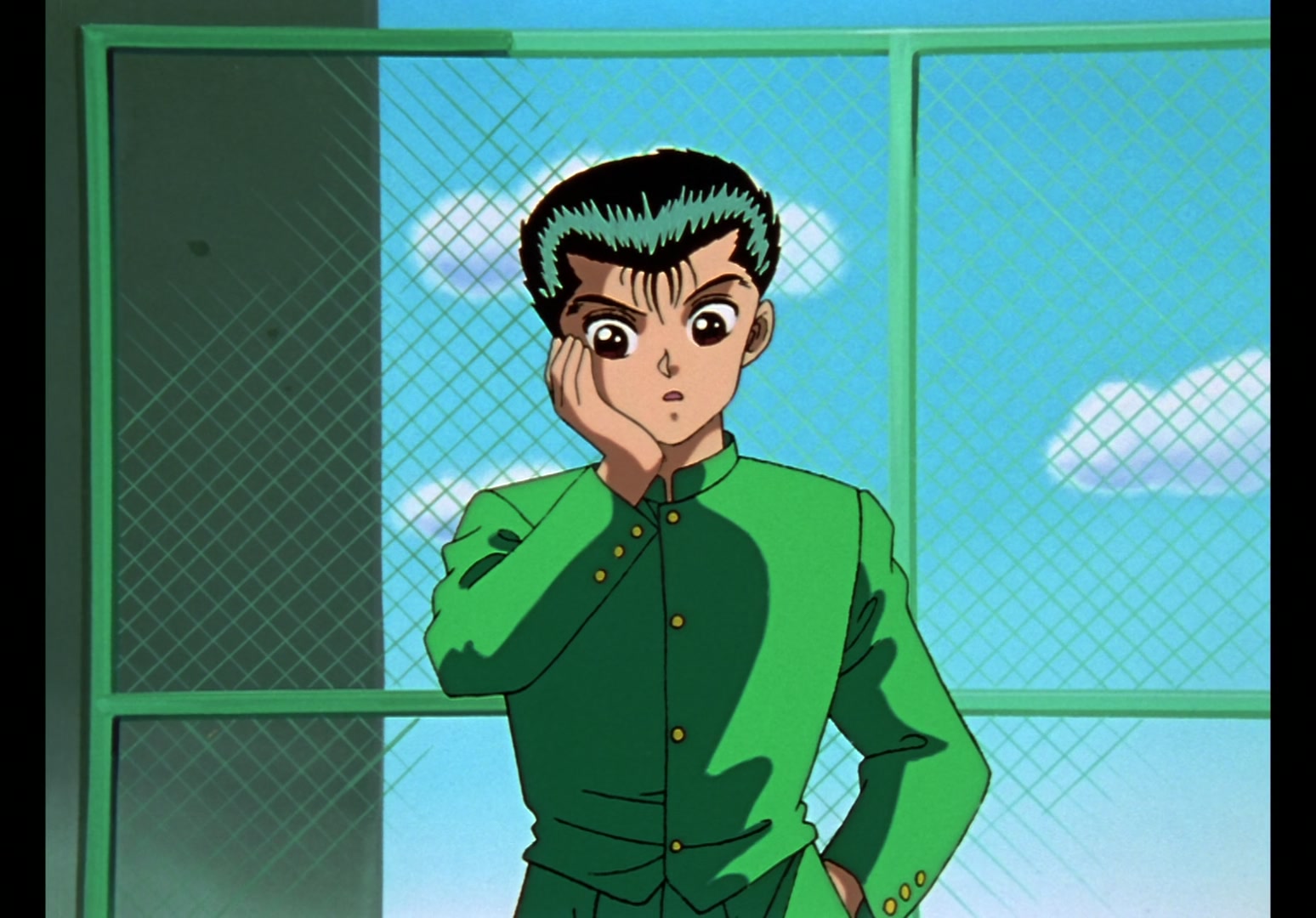 Yu Yu Hakusho Ep 8: The Three Eyes of Hiei @ 00:03:13