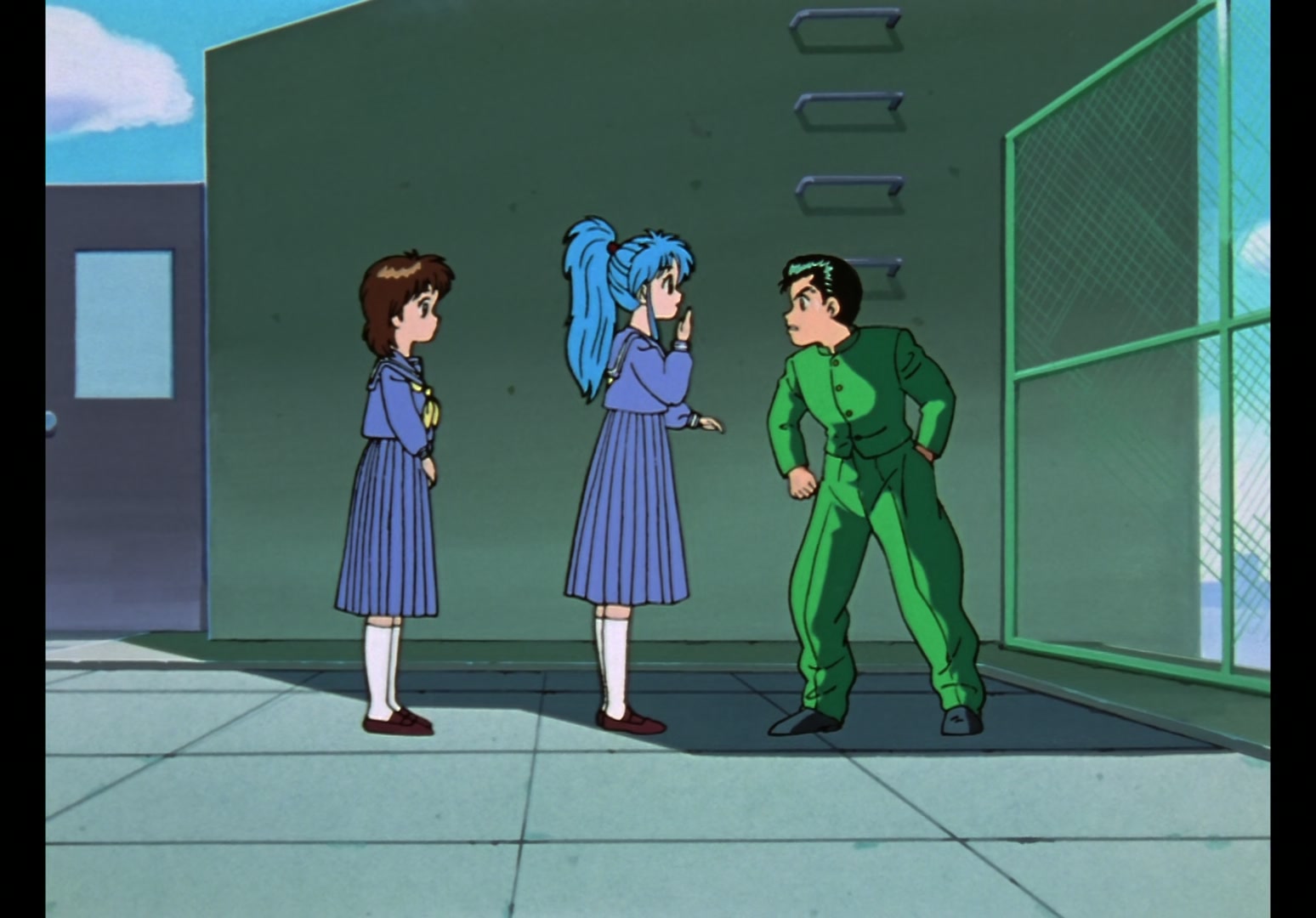Yu Yu Hakusho Ep 8: The Three Eyes of Hiei @ 00:04:55
