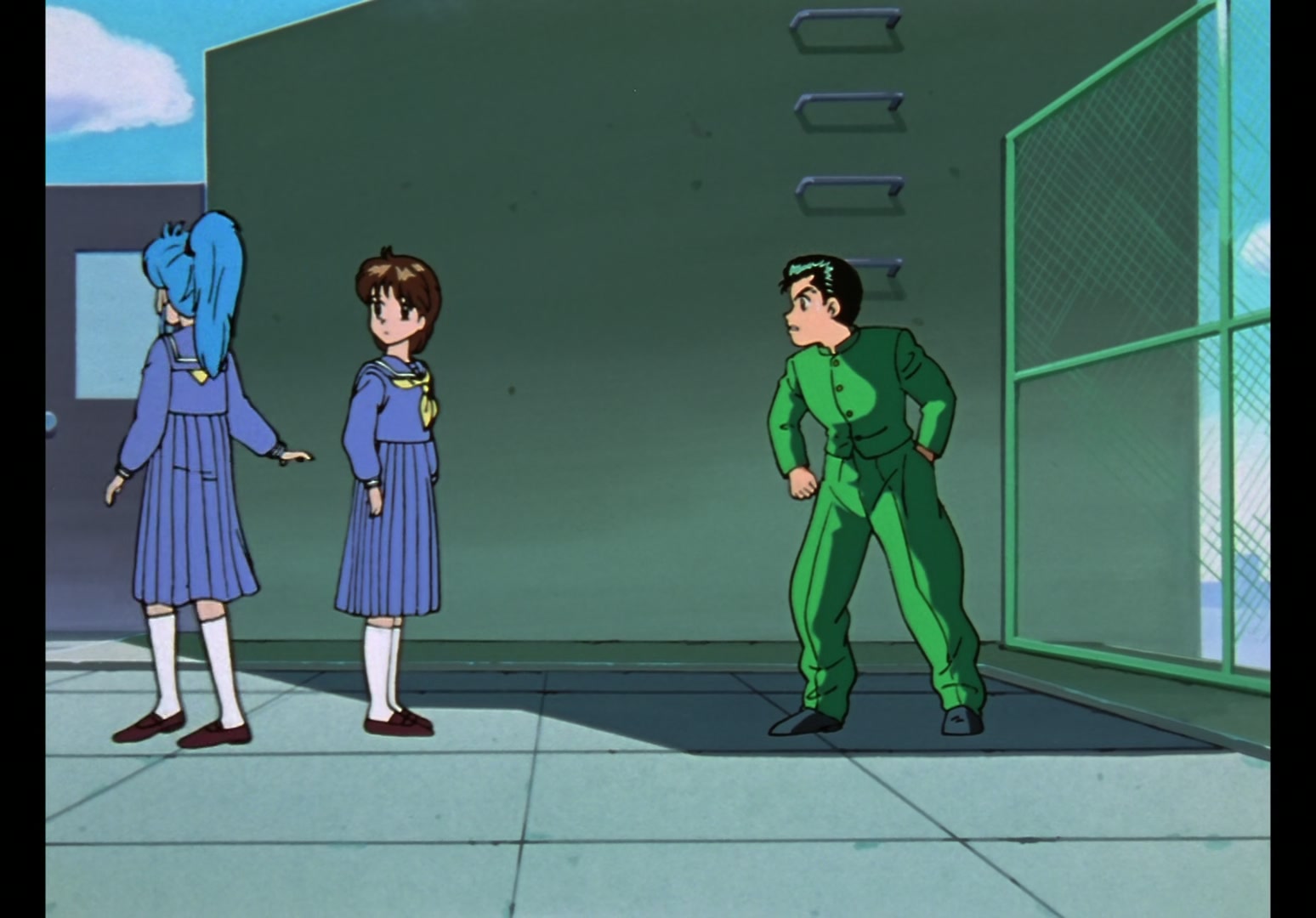 Yu Yu Hakusho Ep 8: The Three Eyes of Hiei @ 00:04:59