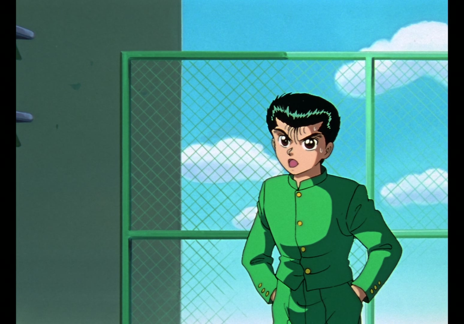 Yu Yu Hakusho Ep 8: The Three Eyes of Hiei @ 00:05:21