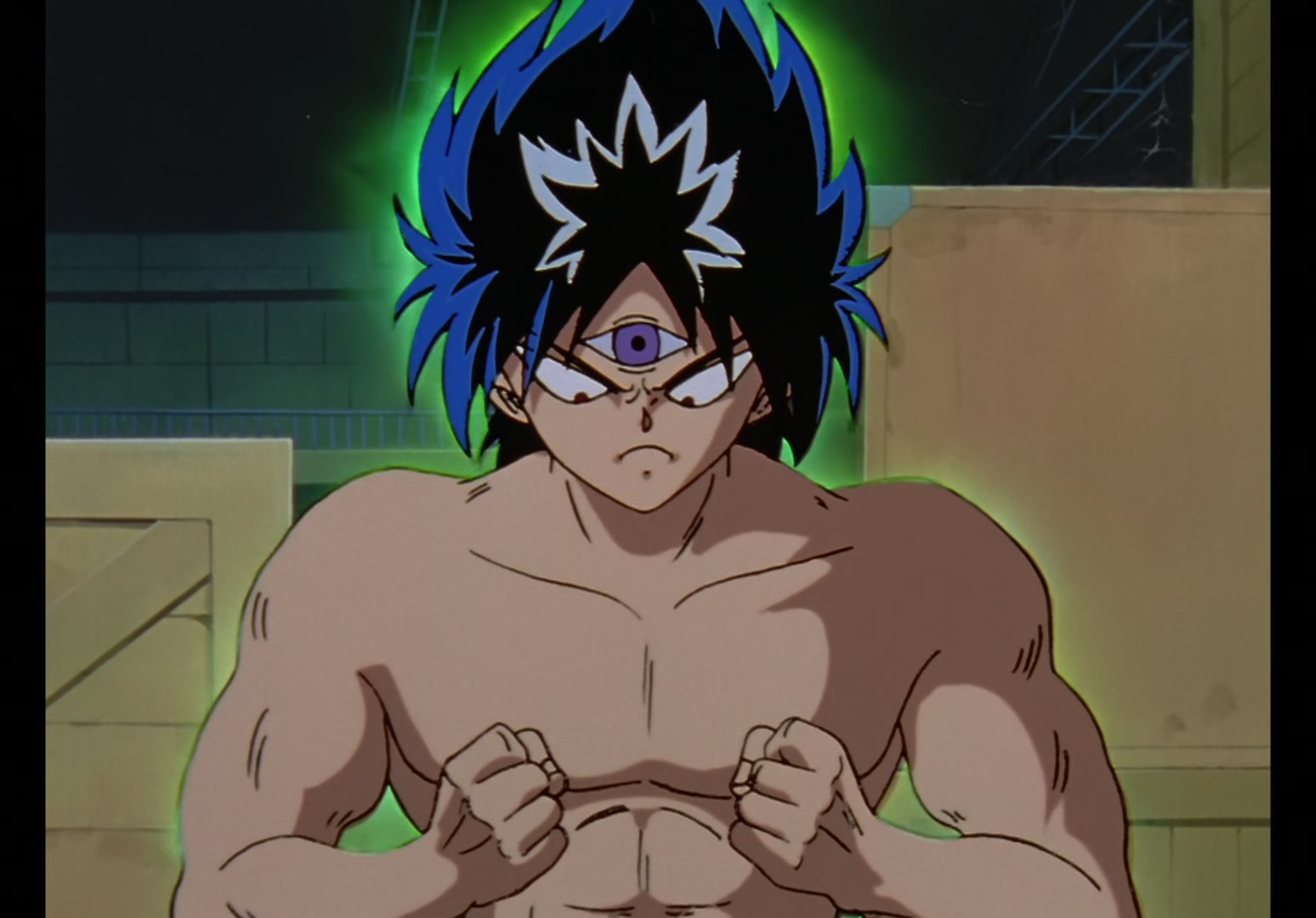 Yu Yu Hakusho Ep 8: The Three Eyes of Hiei @ 00:13:27