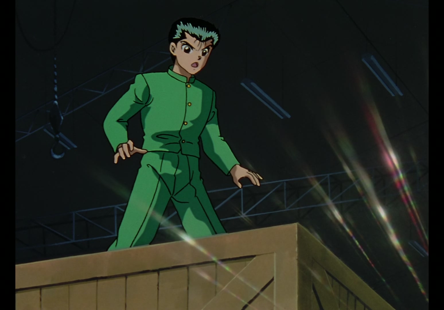 Yu Yu Hakusho Ep 8: The Three Eyes of Hiei @ 00:13:57