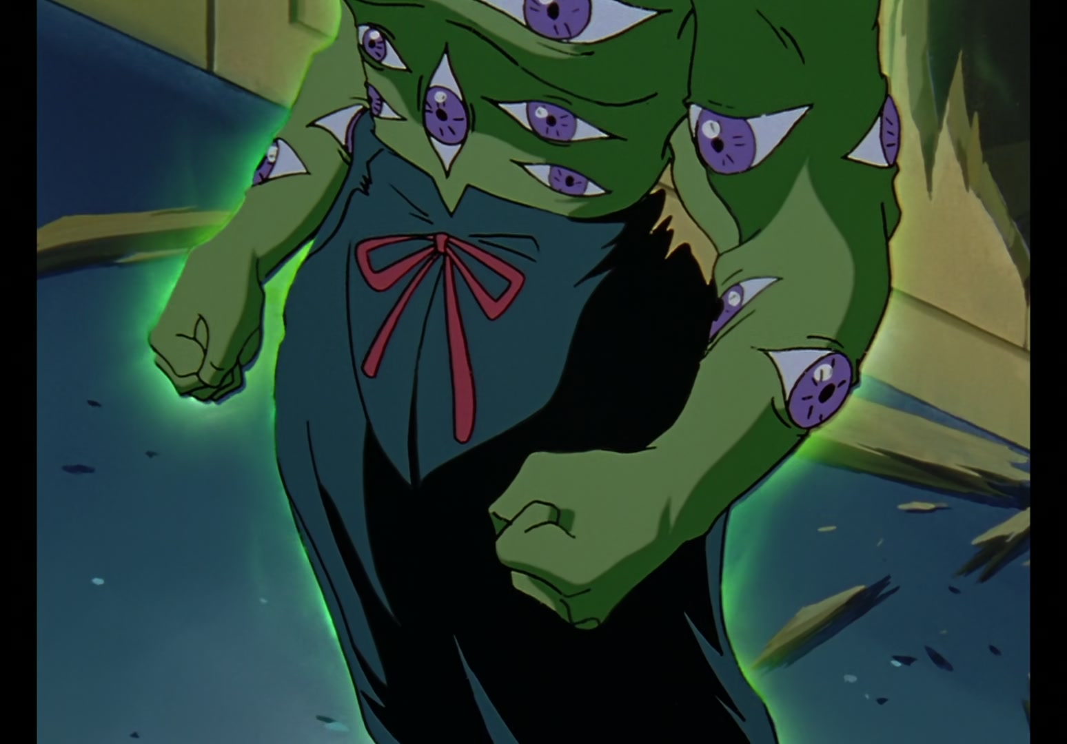 Yu Yu Hakusho Ep 8: The Three Eyes of Hiei @ 00:14:09