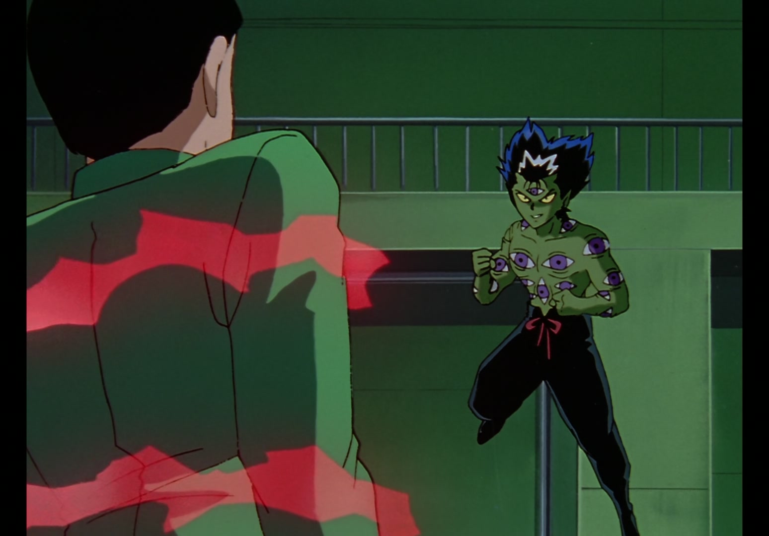 Yu Yu Hakusho Ep 8: The Three Eyes of Hiei @ 00:14:46
