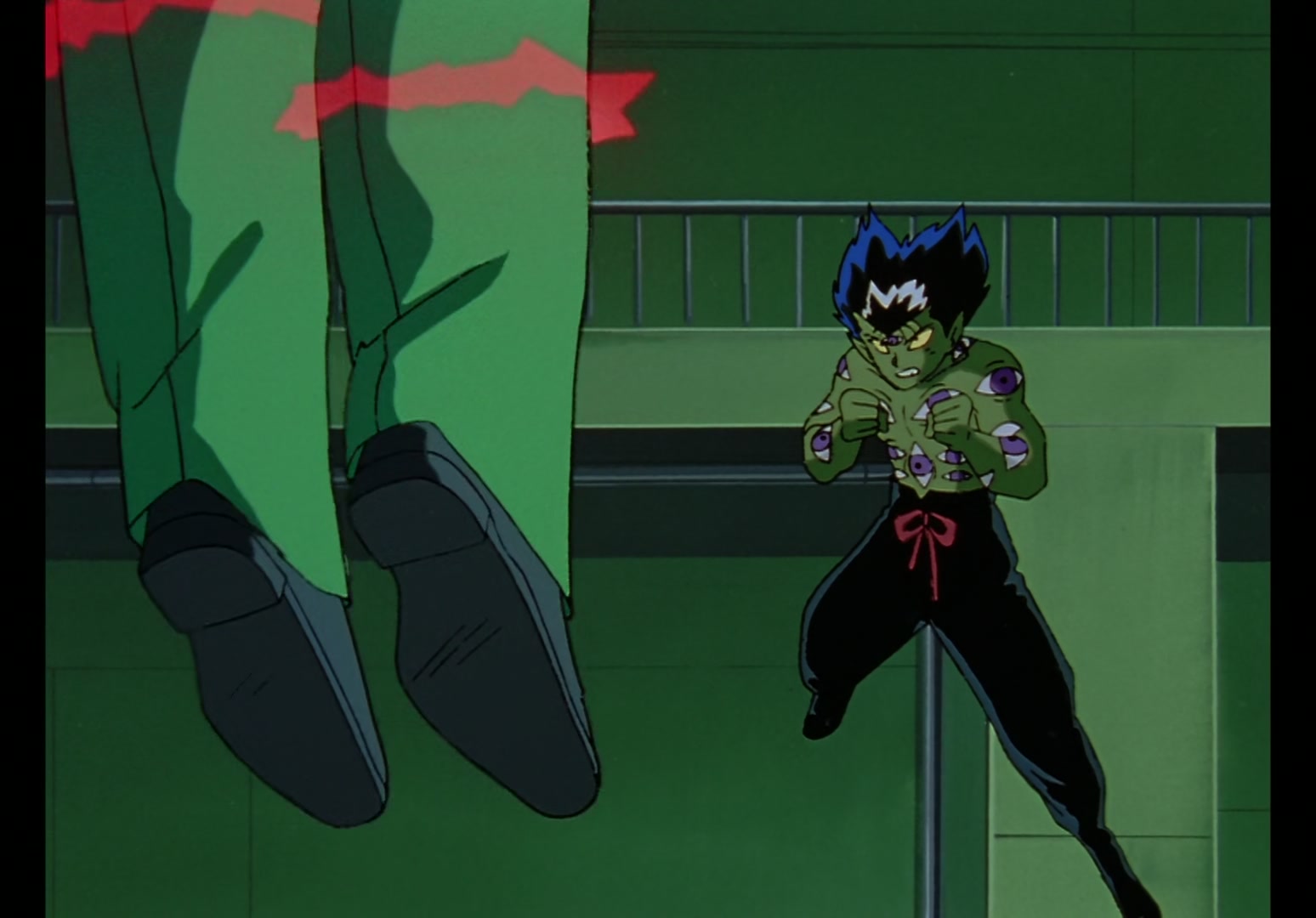 Yu Yu Hakusho Ep 8: The Three Eyes of Hiei @ 00:14:54