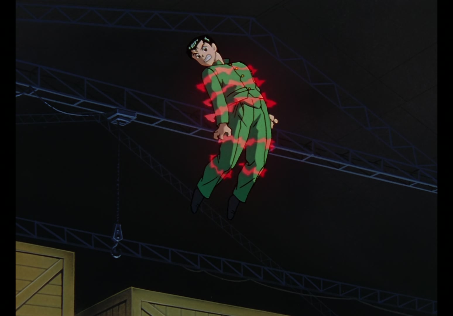 Yu Yu Hakusho Ep 8: The Three Eyes of Hiei @ 00:14:58