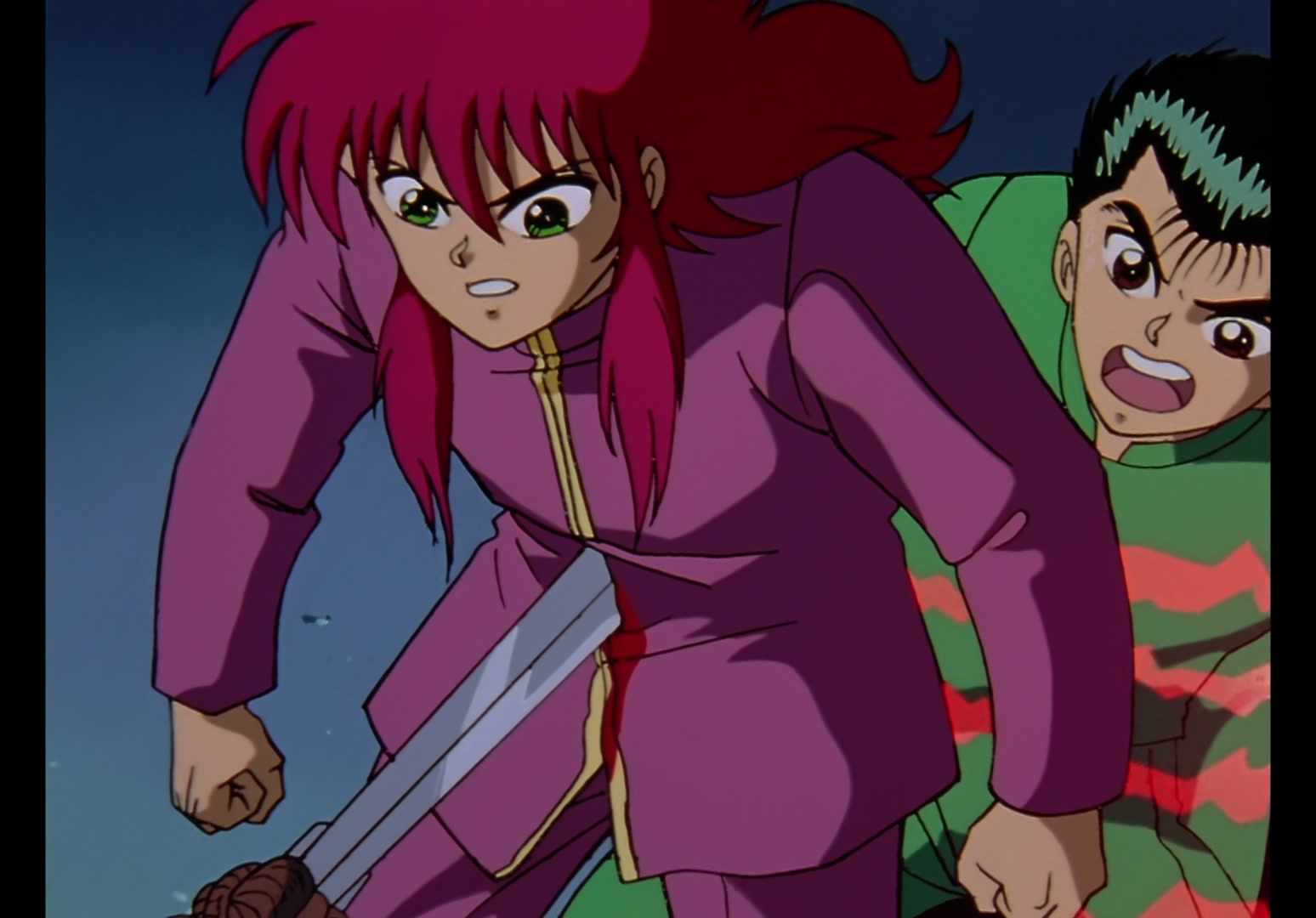 Yu Yu Hakusho Ep 8: The Three Eyes of Hiei @ 00:15:32