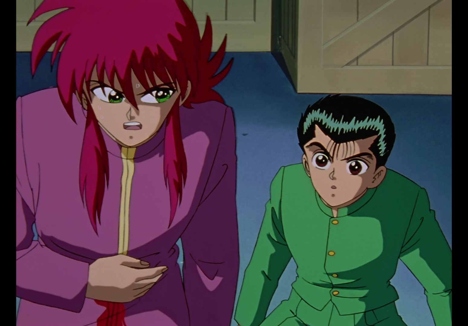Yu Yu Hakusho Ep 8: The Three Eyes of Hiei @ 00:15:55