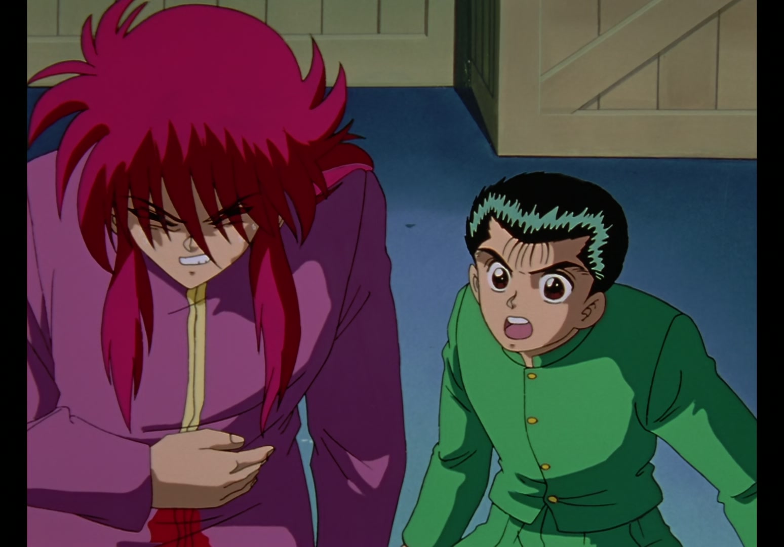Yu Yu Hakusho Ep 8: The Three Eyes of Hiei @ 00:15:59