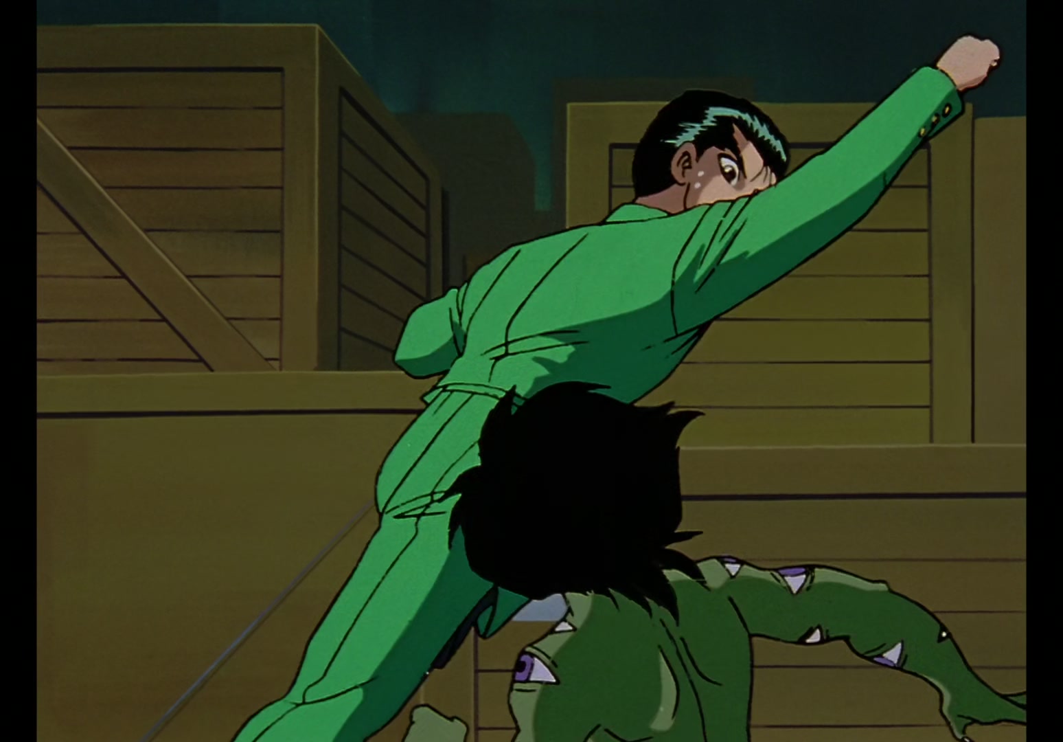 Yu Yu Hakusho Ep 8: The Three Eyes of Hiei @ 00:16:52