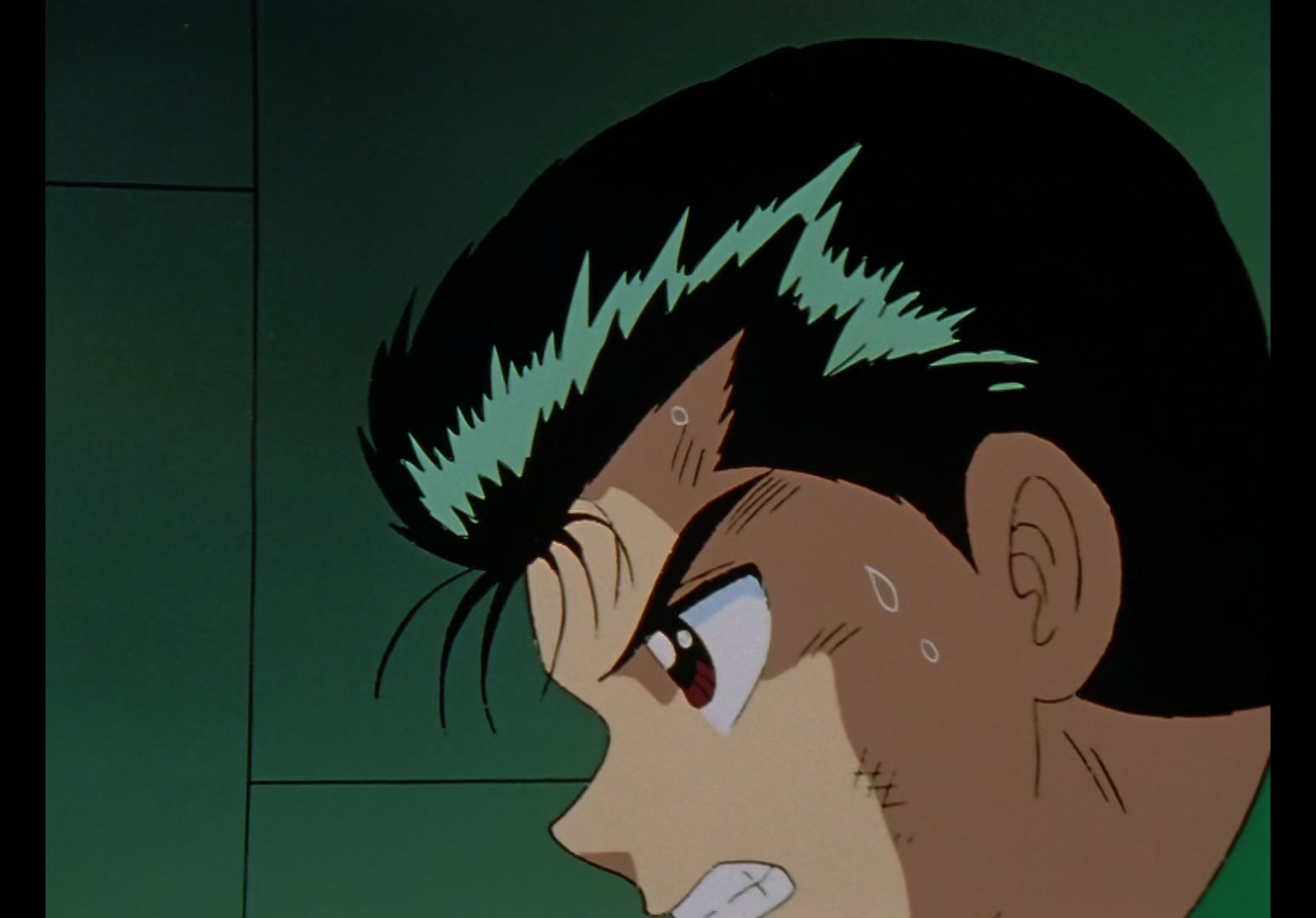 Yu Yu Hakusho Ep 8: The Three Eyes of Hiei @ 00:17:37