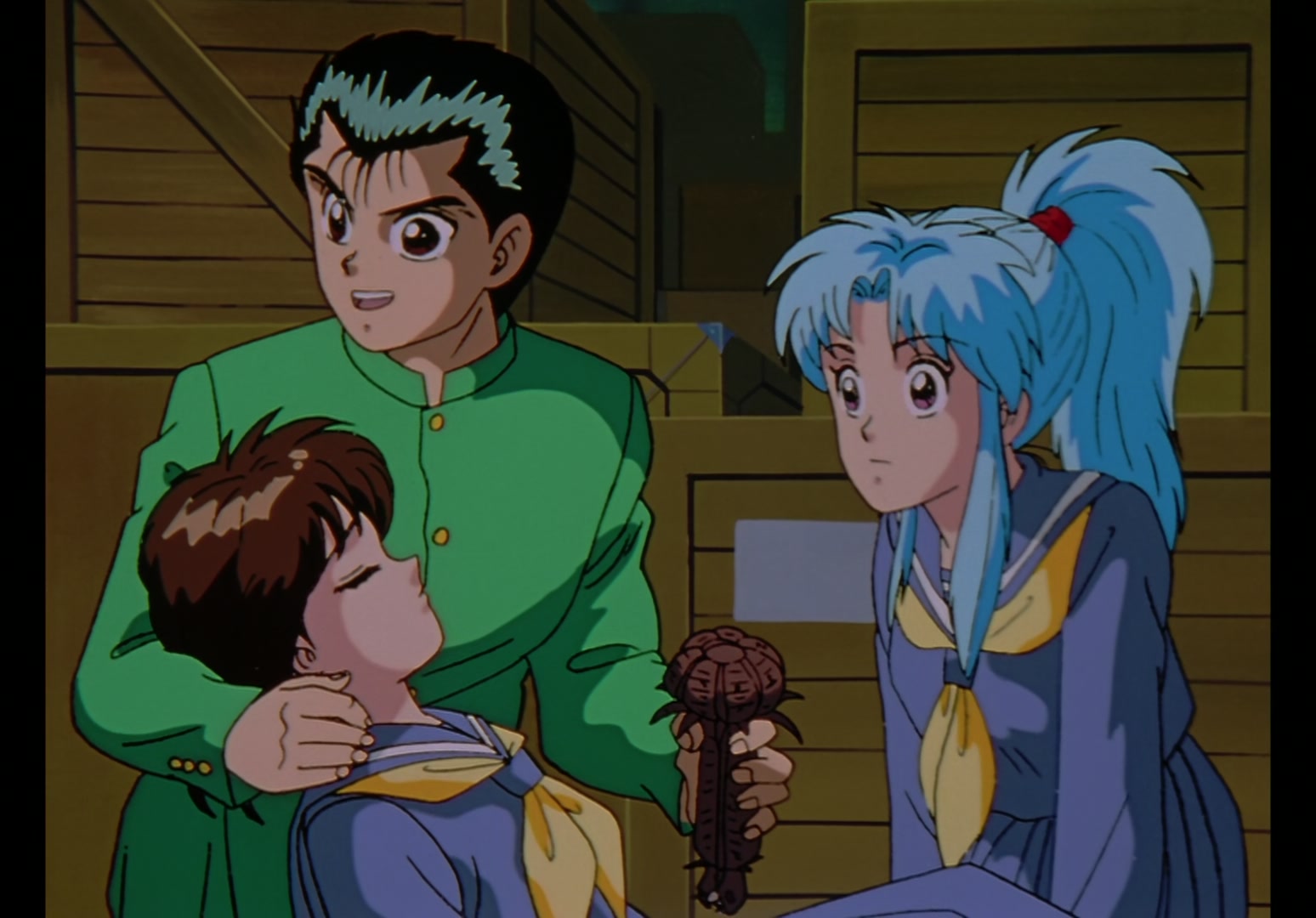 Yu Yu Hakusho Ep 8: The Three Eyes of Hiei @ 00:19:12