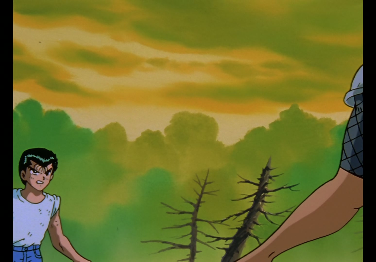 Yu Yu Hakusho Ep 12: Rando Rises, Kuwabara Falls @ 00:01:42