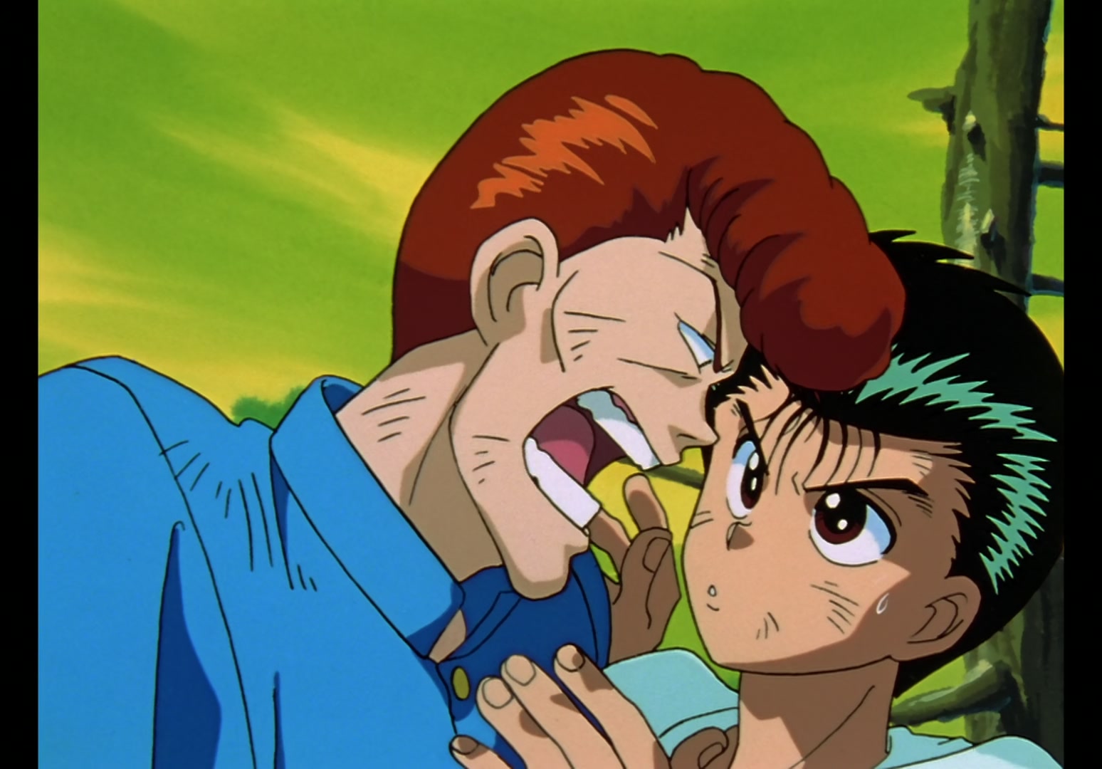 Yu Yu Hakusho Ep 12: Rando Rises, Kuwabara Falls @ 00:03:39