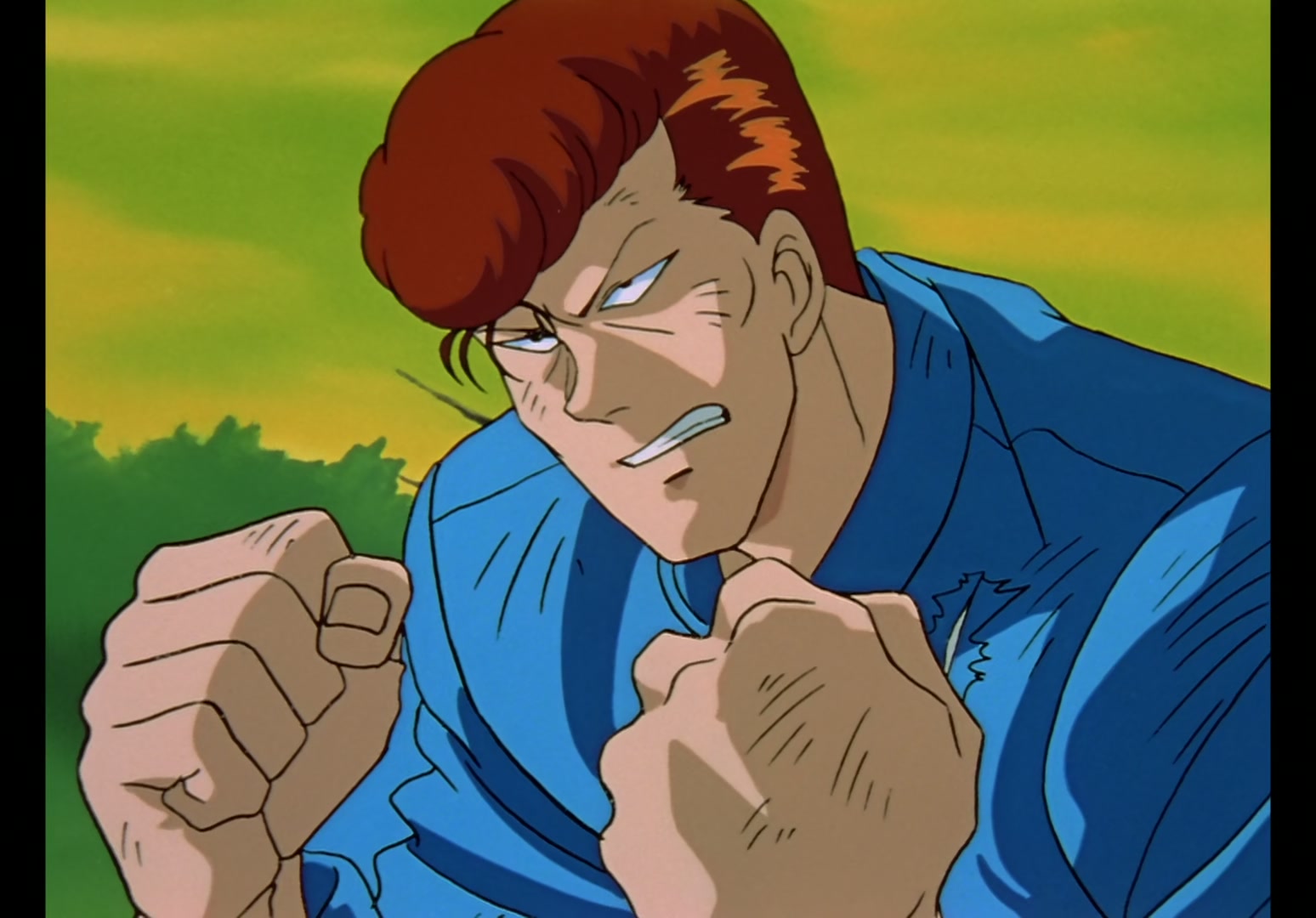 Yu Yu Hakusho Ep 12: Rando Rises, Kuwabara Falls @ 00:04:21