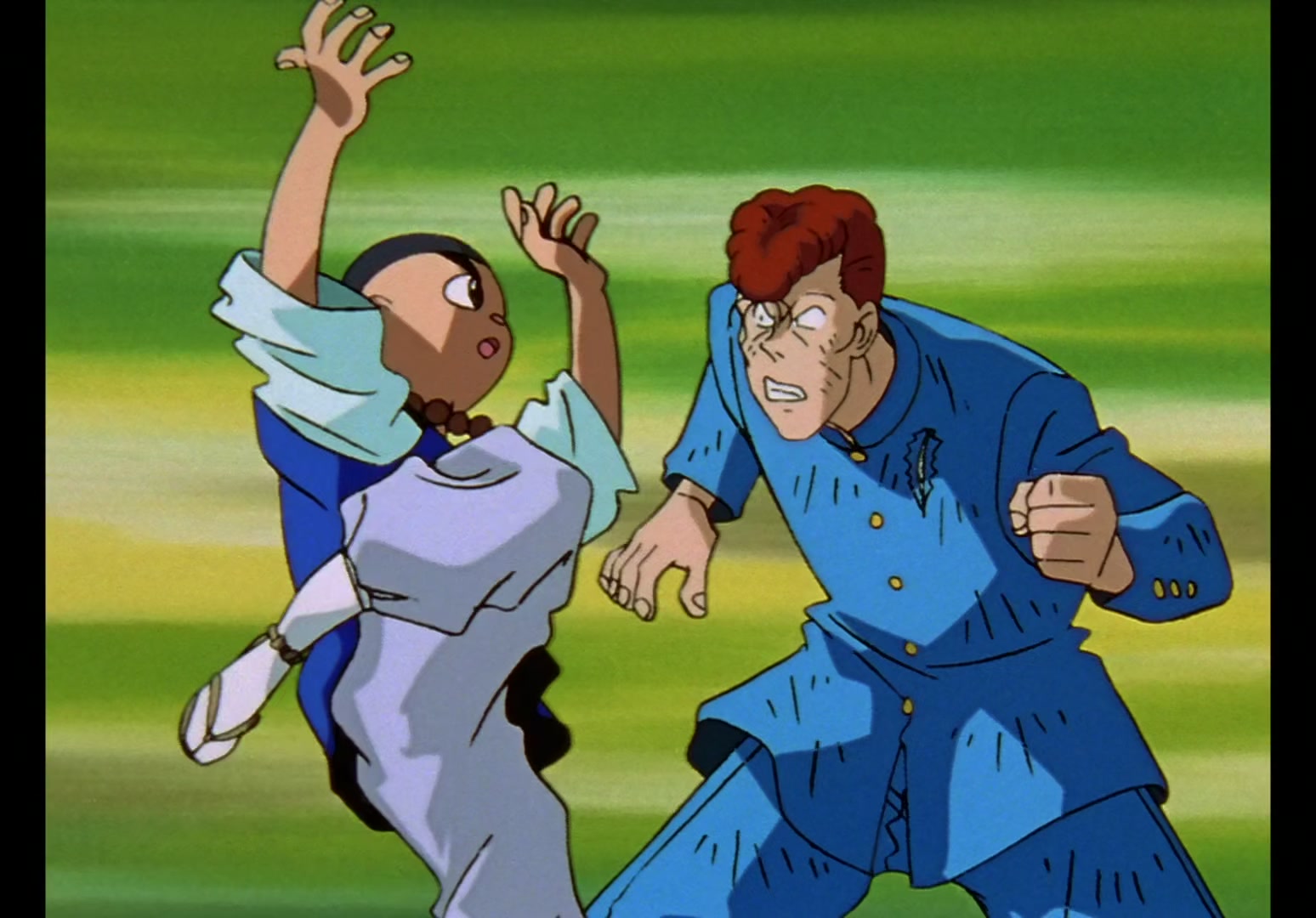 Yu Yu Hakusho Ep 12: Rando Rises, Kuwabara Falls @ 00:05:03