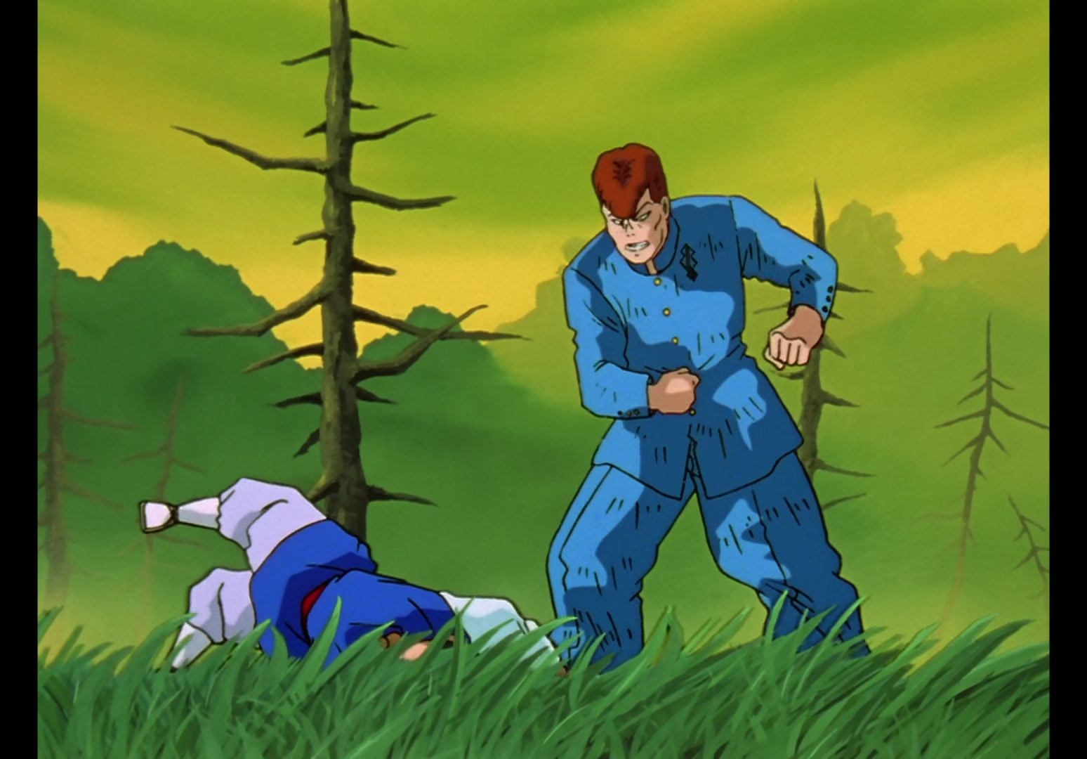 Yu Yu Hakusho Ep 12: Rando Rises, Kuwabara Falls @ 00:05:06