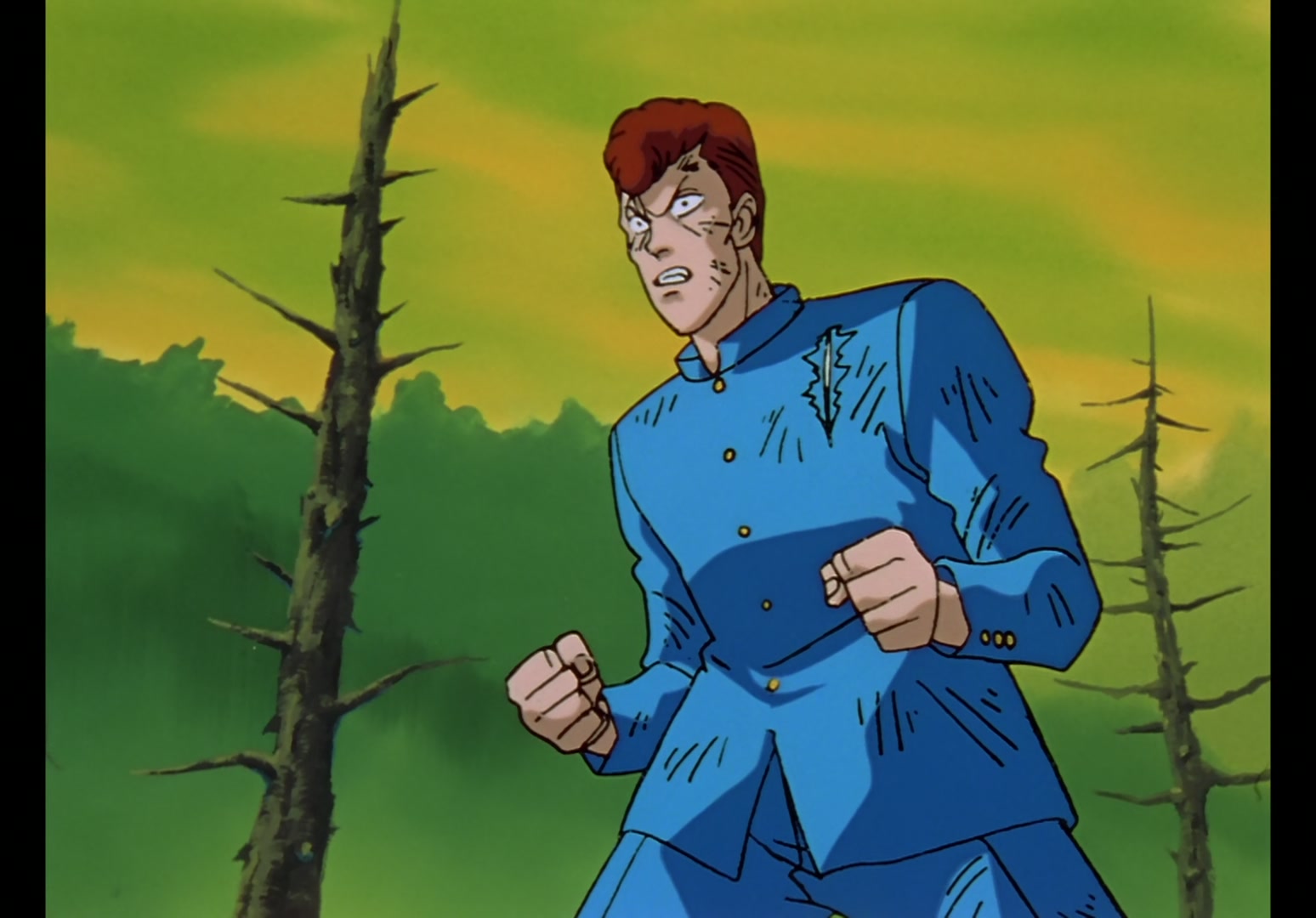Yu Yu Hakusho Ep 12: Rando Rises, Kuwabara Falls @ 00:06:03
