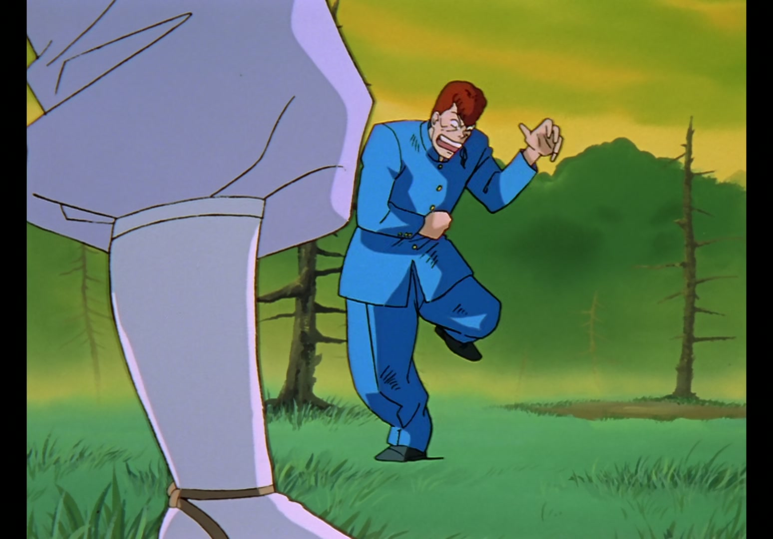 Yu Yu Hakusho Ep 12: Rando Rises, Kuwabara Falls @ 00:06:45