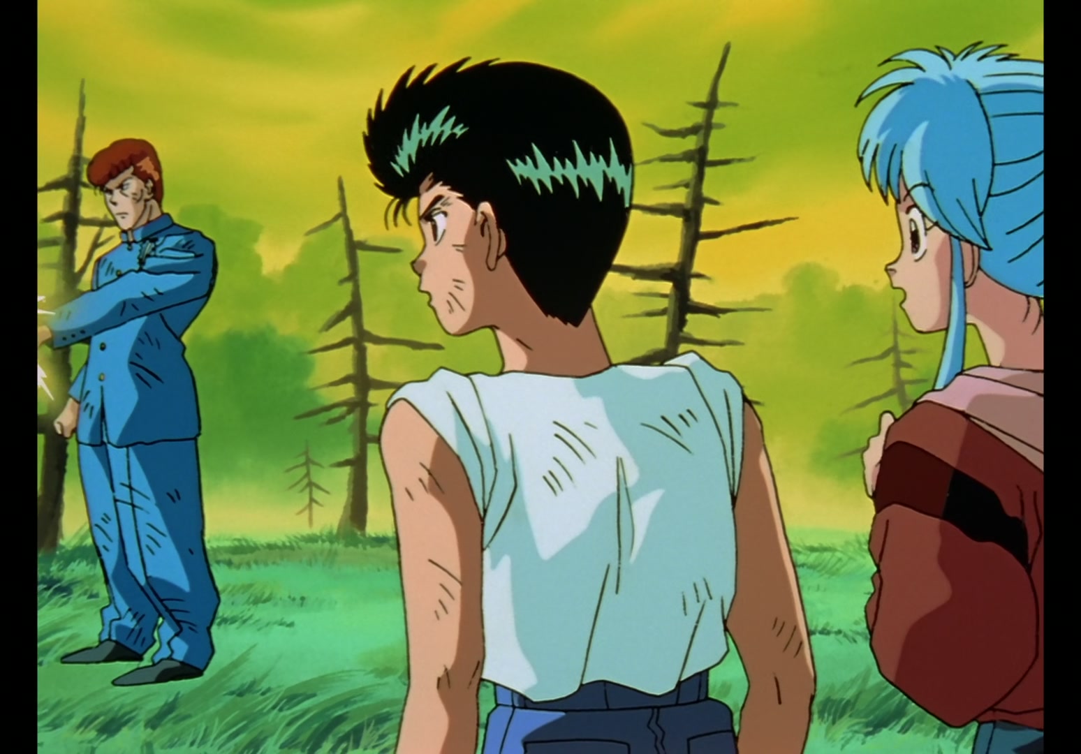 Yu Yu Hakusho Ep 12: Rando Rises, Kuwabara Falls @ 00:07:46