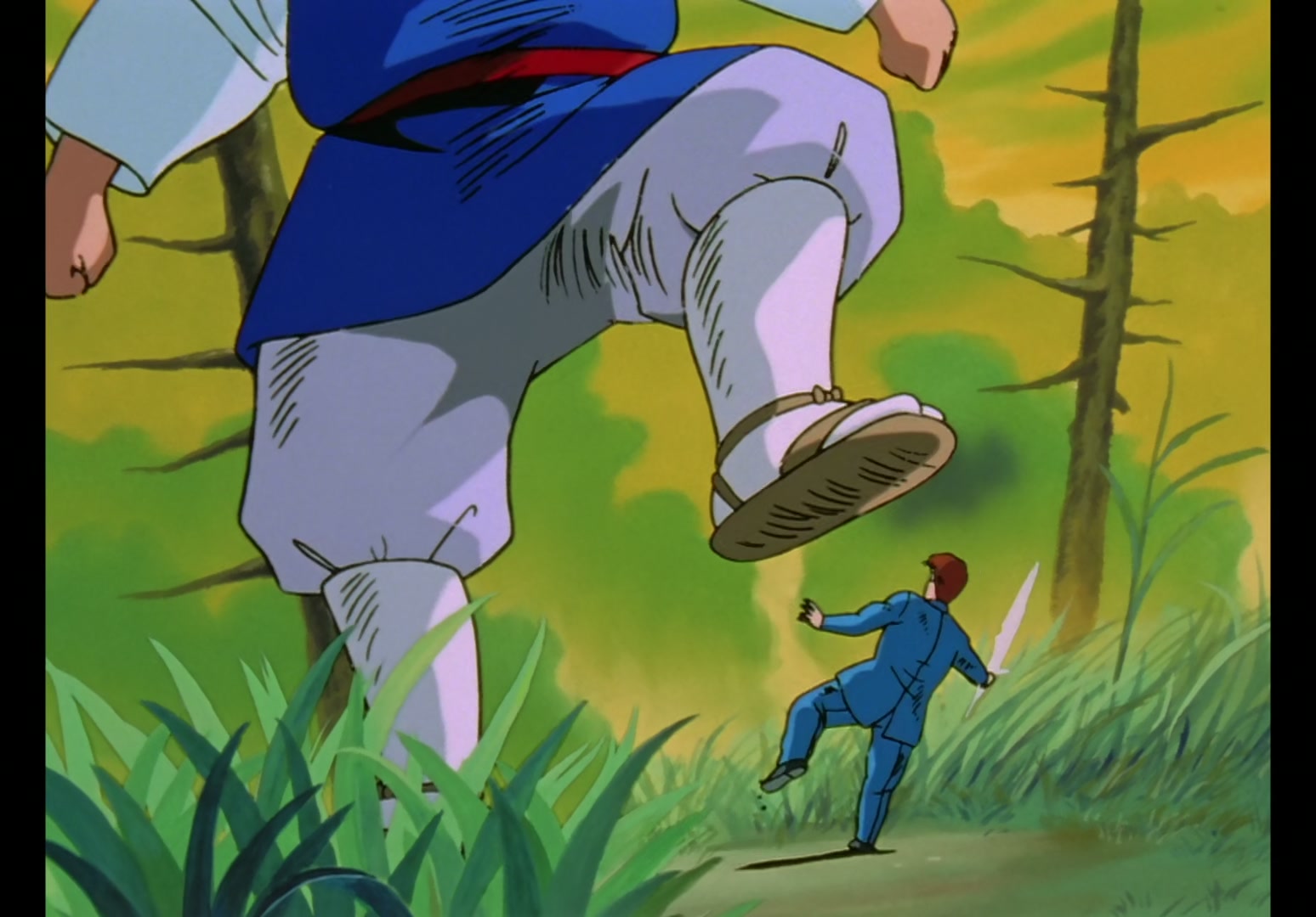 Yu Yu Hakusho Ep 12: Rando Rises, Kuwabara Falls @ 00:09:43