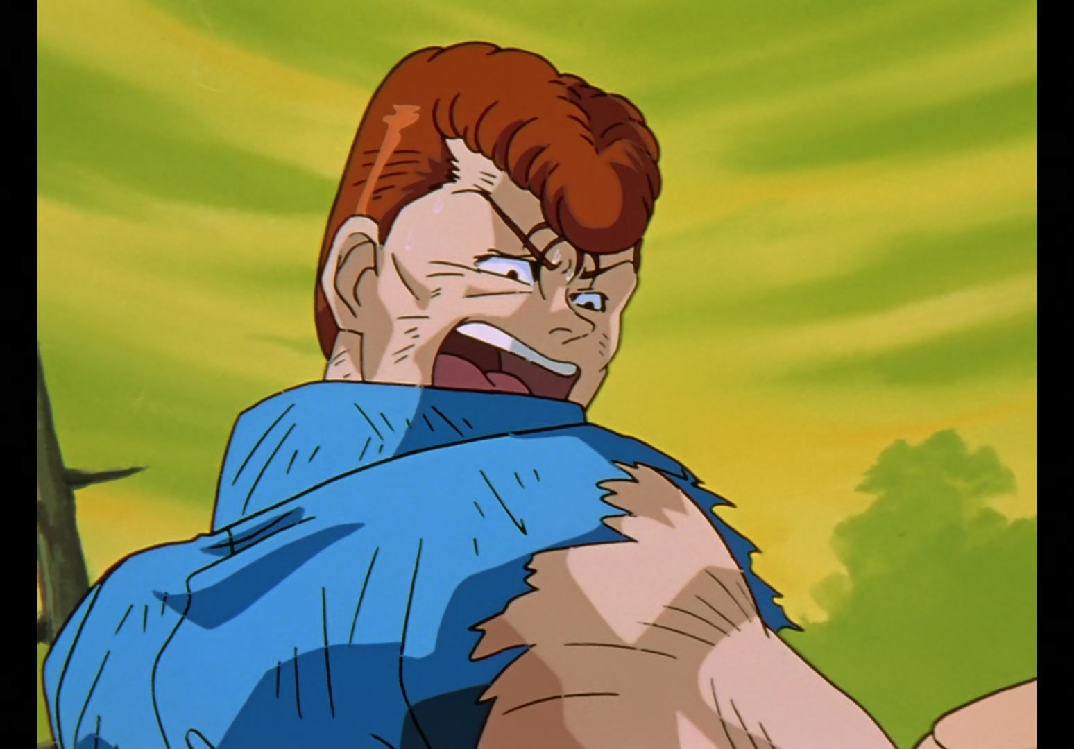 Yu Yu Hakusho Ep 12: Rando Rises, Kuwabara Falls @ 00:11:07