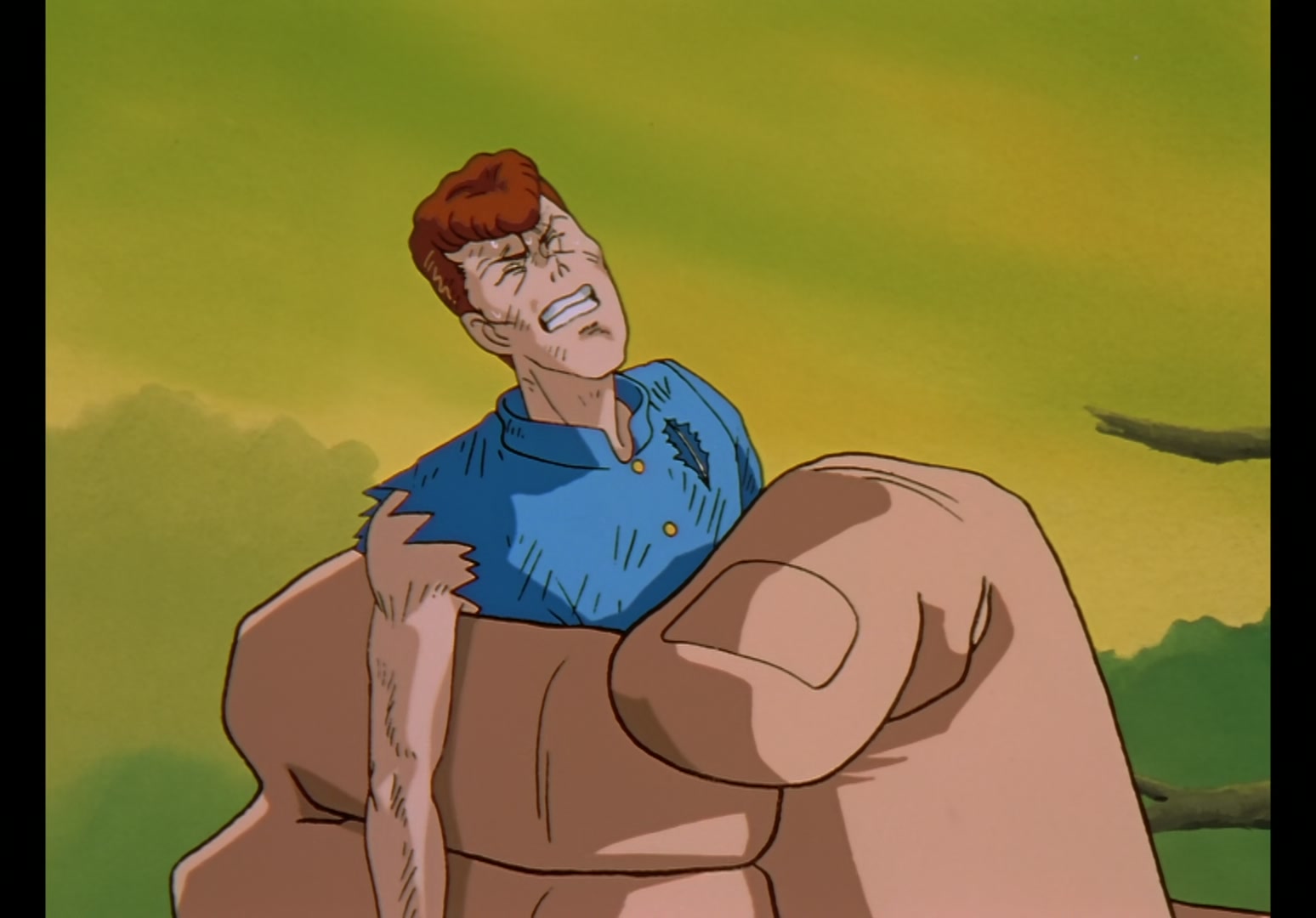 Yu Yu Hakusho Ep 12: Rando Rises, Kuwabara Falls @ 00:12:03