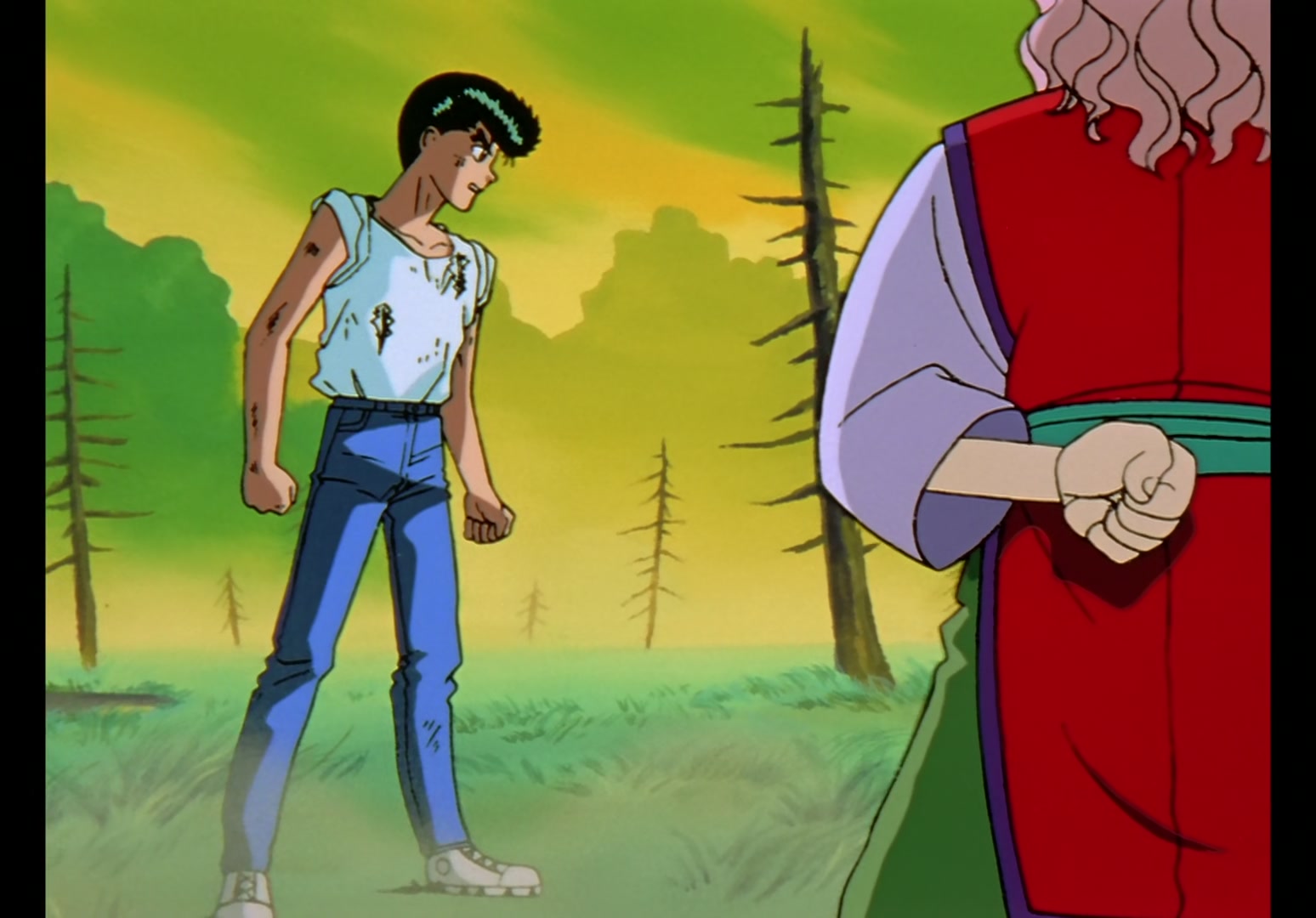 Yu Yu Hakusho Ep 12: Rando Rises, Kuwabara Falls @ 00:15:09