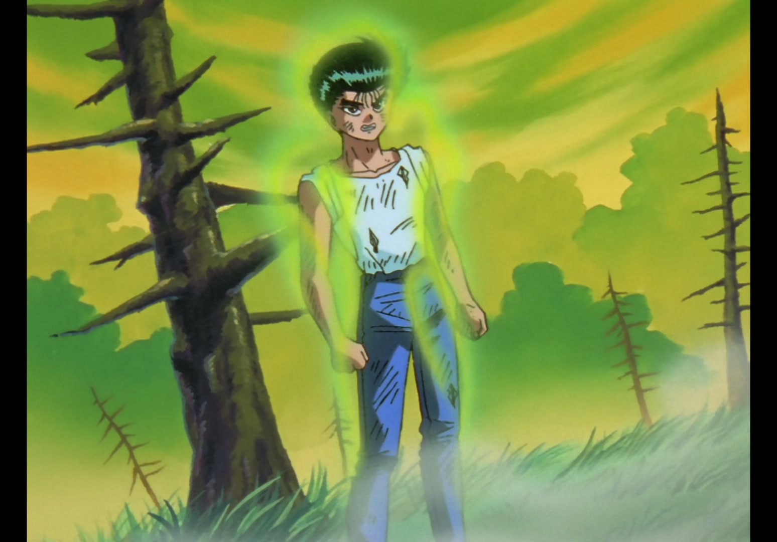 Yu Yu Hakusho Ep 12: Rando Rises, Kuwabara Falls @ 00:15:17