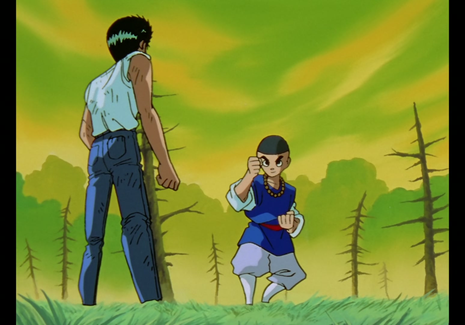 Yu Yu Hakusho Ep 12: Rando Rises, Kuwabara Falls @ 00:15:32