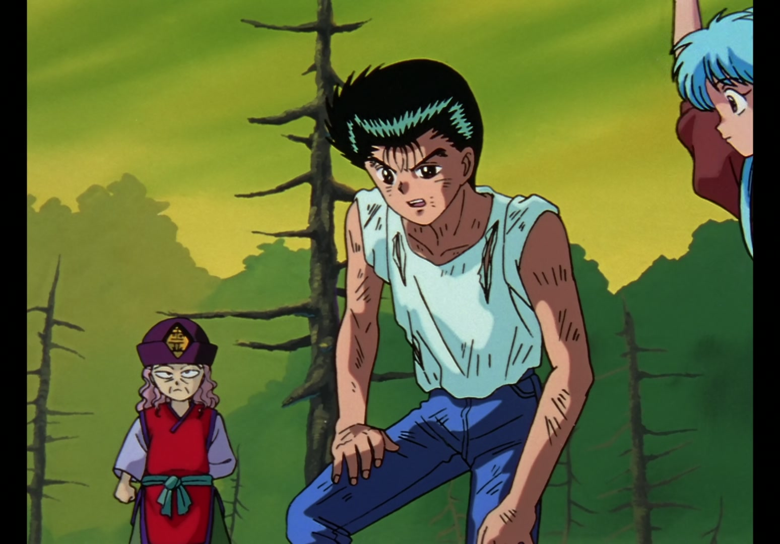 Yu Yu Hakusho Ep 12: Rando Rises, Kuwabara Falls @ 00:19:23