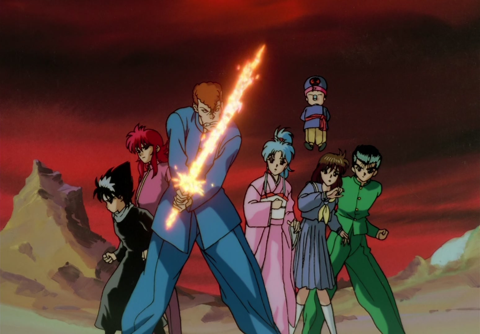 Yu Yu Hakusho Ep 13: Yusuke vs. Rando: 99 Attacks @ 00:00:48