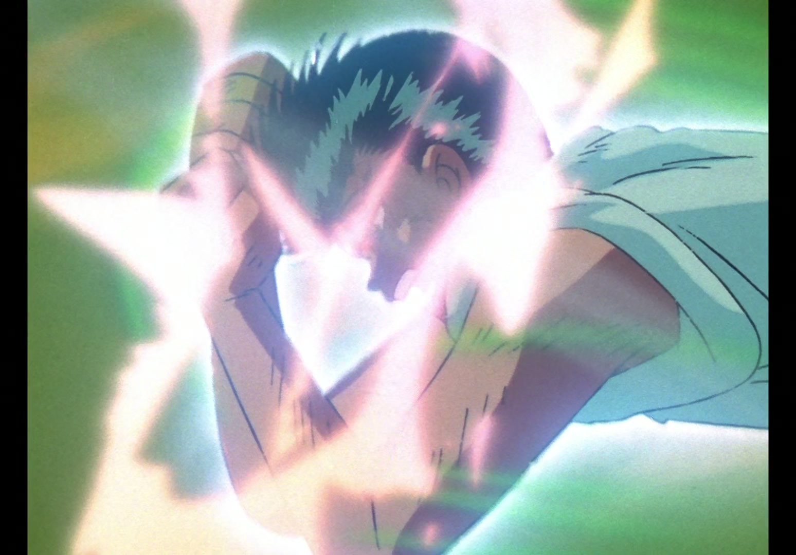 Yu Yu Hakusho Ep 13: Yusuke vs. Rando: 99 Attacks @ 00:01:42