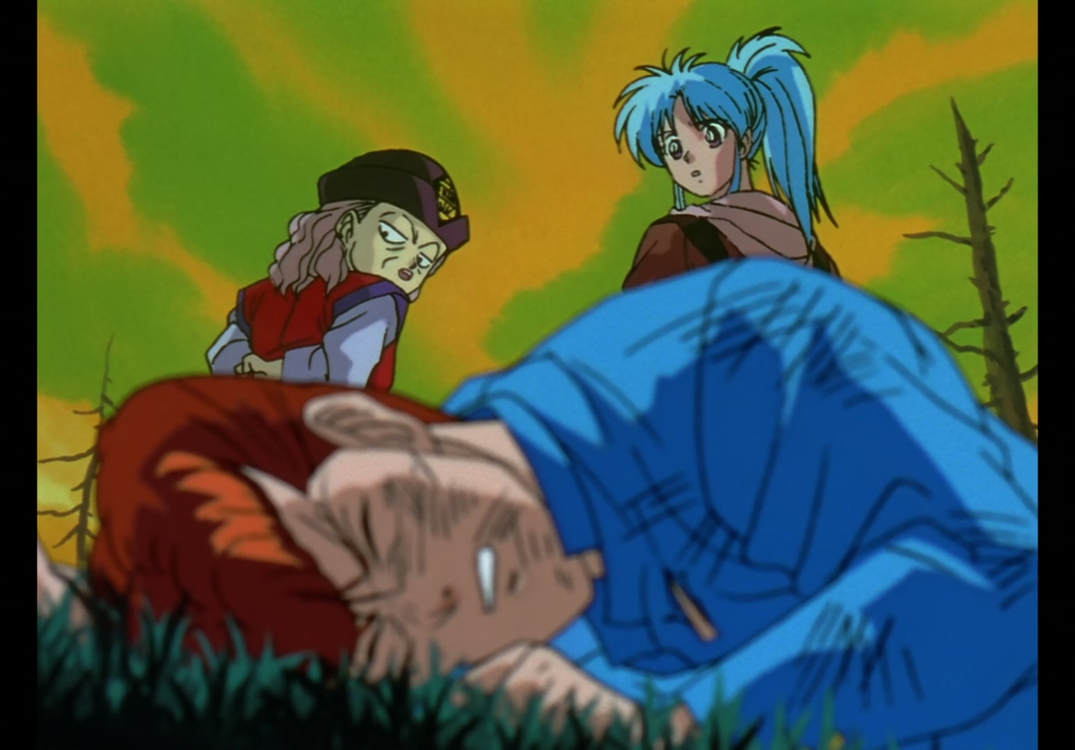 Yu Yu Hakusho Ep 13: Yusuke vs. Rando: 99 Attacks @ 00:02:31