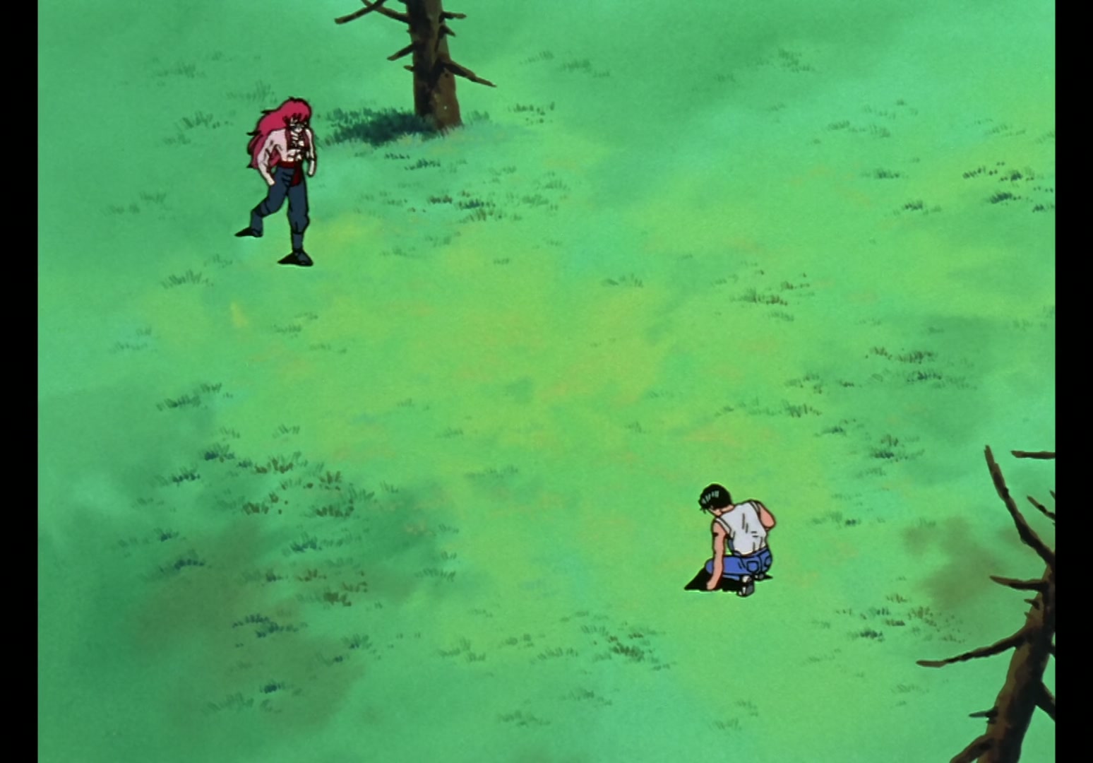 Yu Yu Hakusho Ep 13: Yusuke vs. Rando: 99 Attacks @ 00:02:50