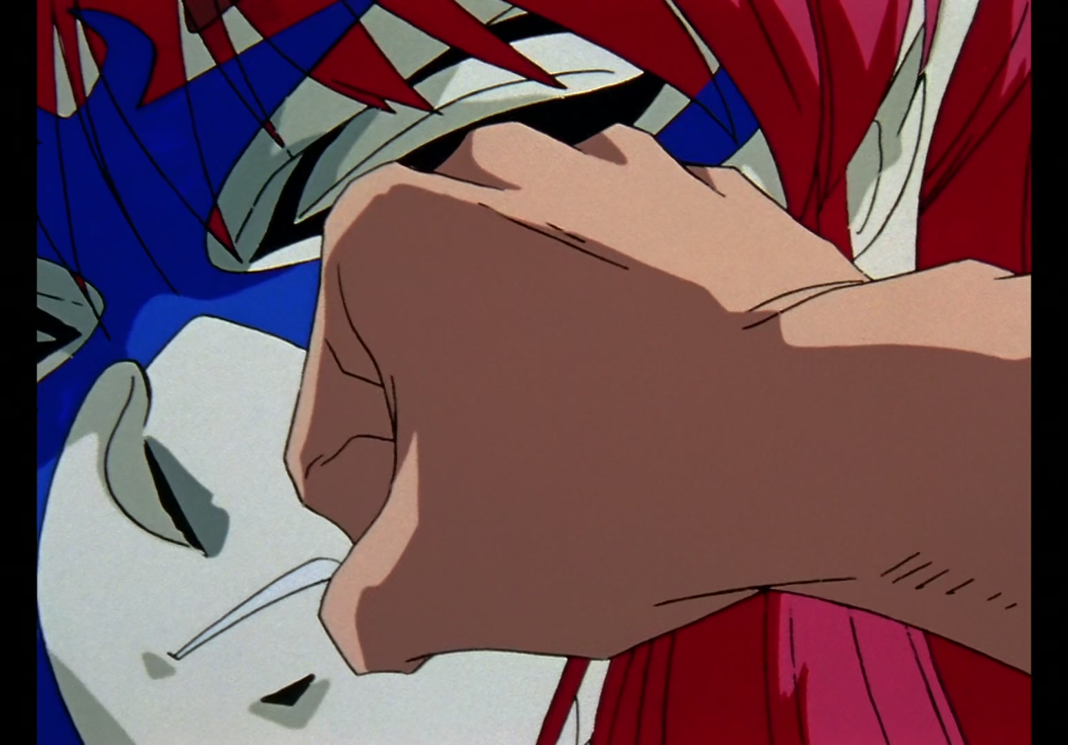 Yu Yu Hakusho Ep 13: Yusuke vs. Rando: 99 Attacks @ 00:03:09
