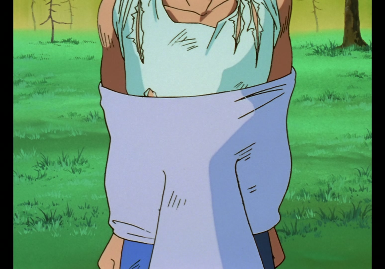 Yu Yu Hakusho Ep 13: Yusuke vs. Rando: 99 Attacks @ 00:04:55